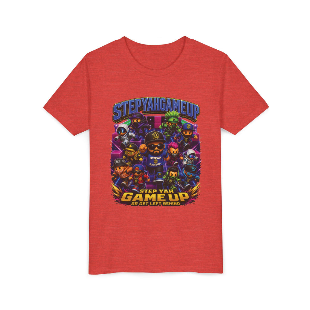 StepYahGameUp — Step Yah Game Up Or Get Left Behind | Unisex Youth Tee