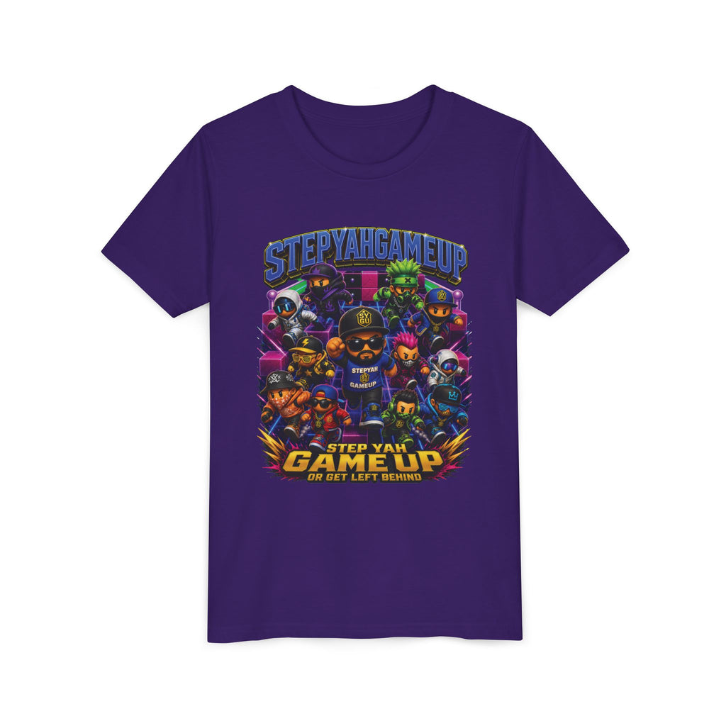 StepYahGameUp — Step Yah Game Up Or Get Left Behind | Unisex Youth Tee