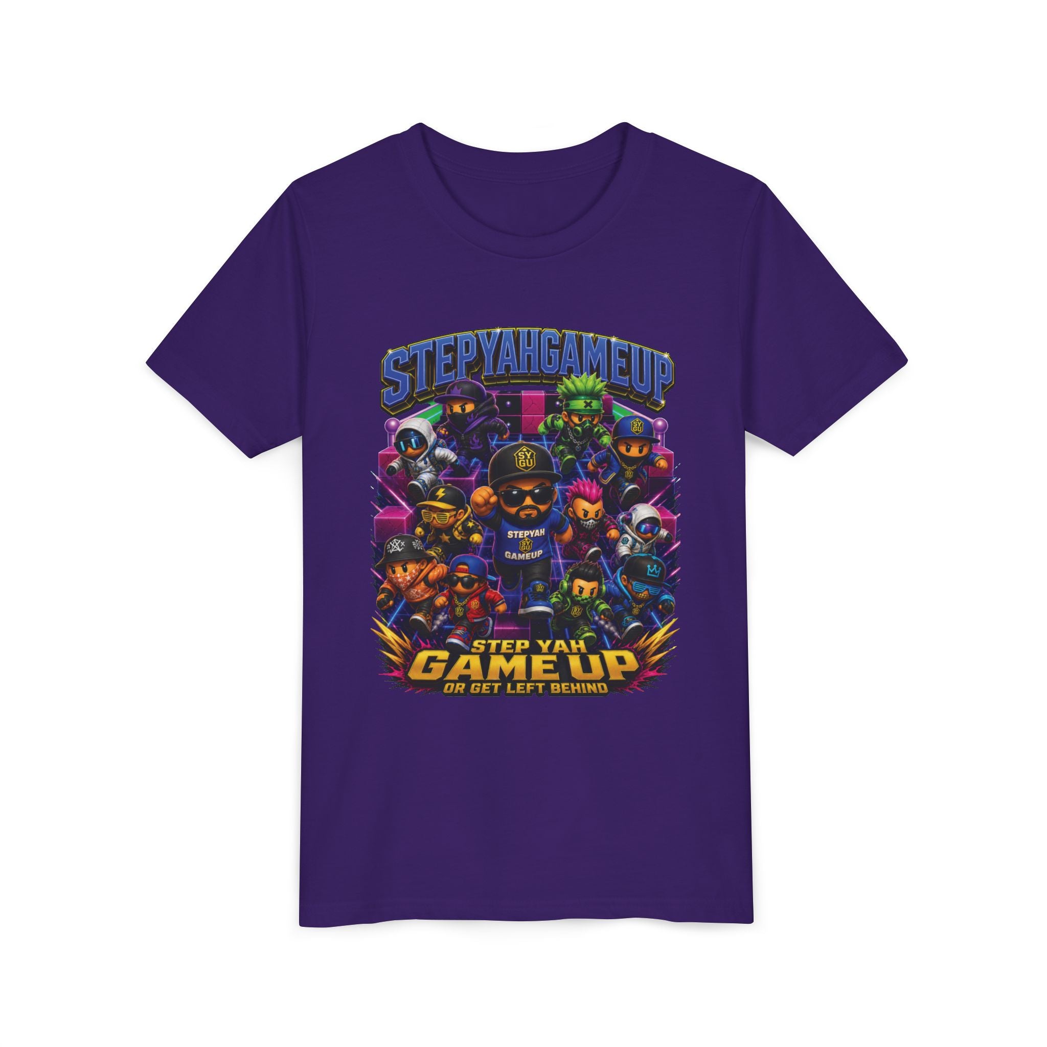 StepYahGameUp — Step Yah Game Up Or Get Left Behind | Unisex Youth Tee