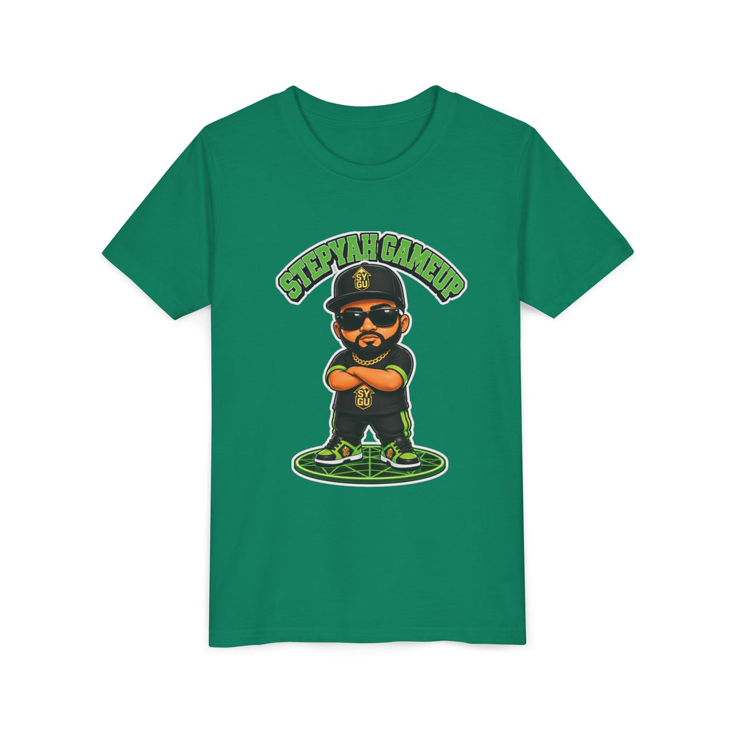 StepYahGameUp — Stumble Step Green Edition | Youth Tee