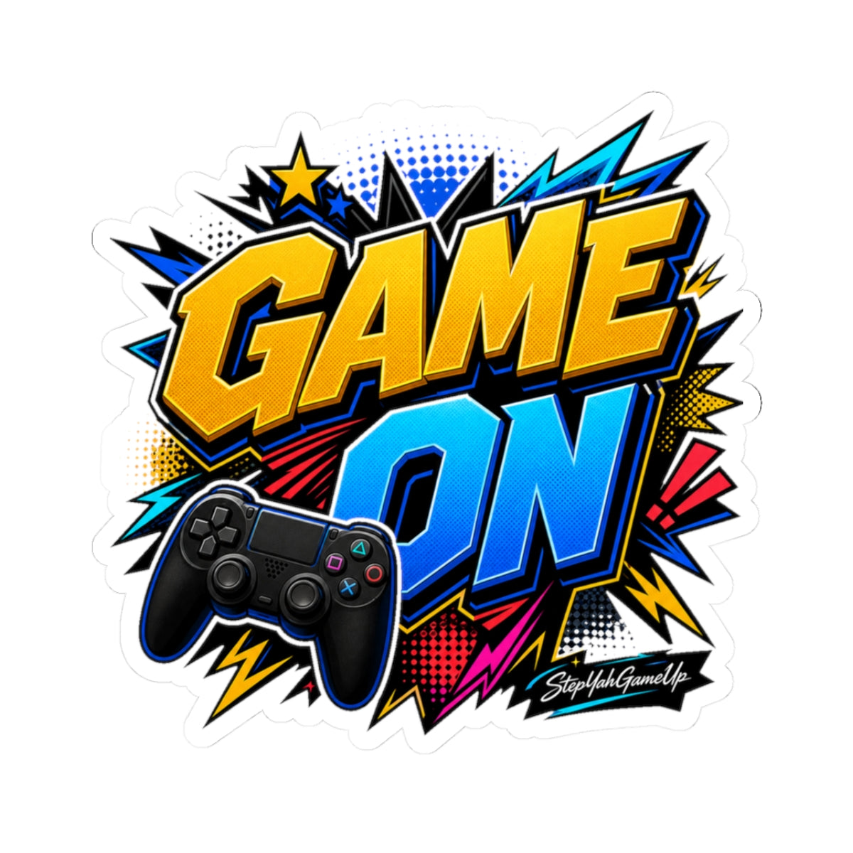 🎮 Game On | Kiss-Cut Sticker