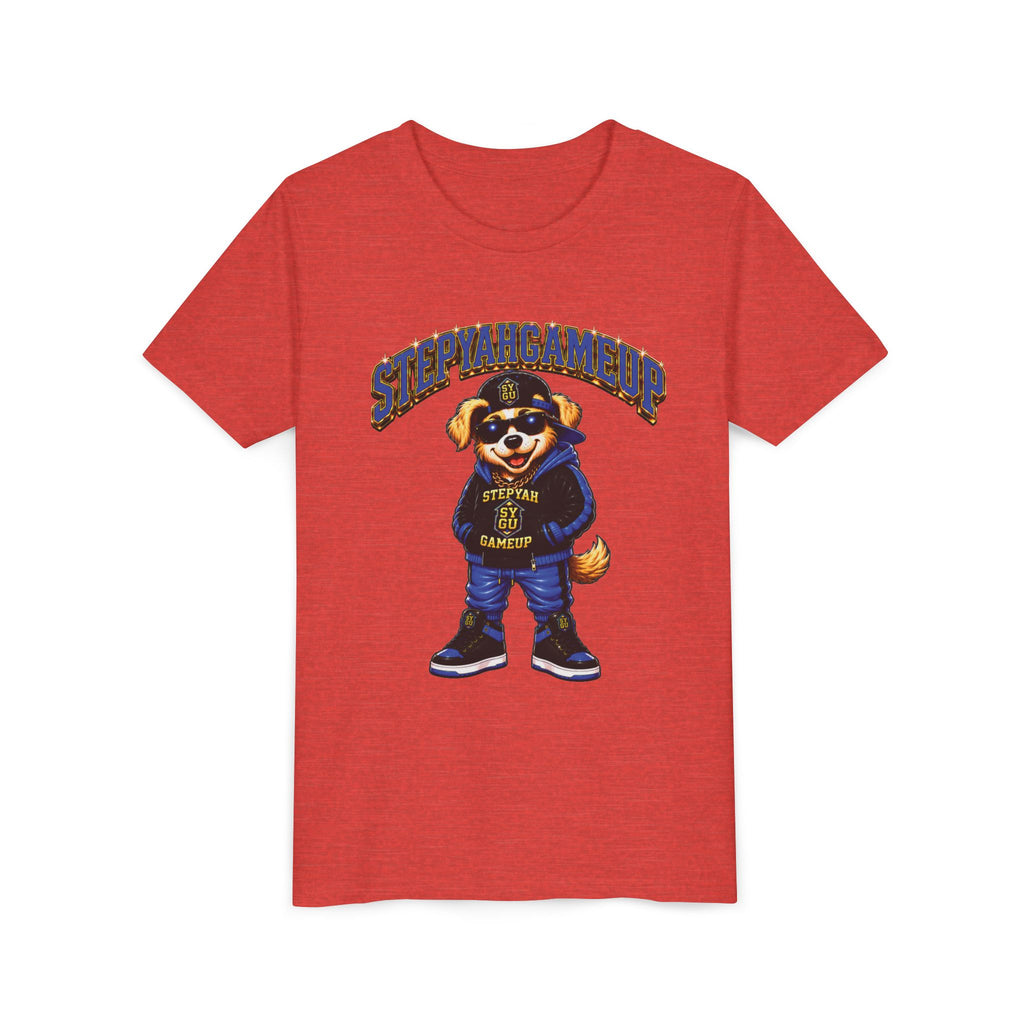 StepYahGameUp — SYGU Dog | Blue Edition | Unisex Youth Tee