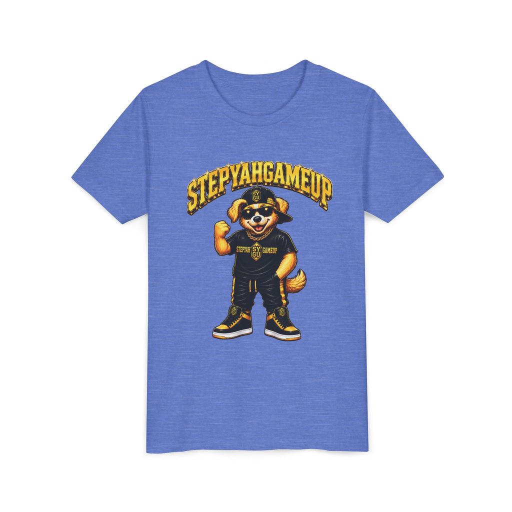 StepYahGameUp — SYGU Dog | Gold Edition | Unisex Youth Tee