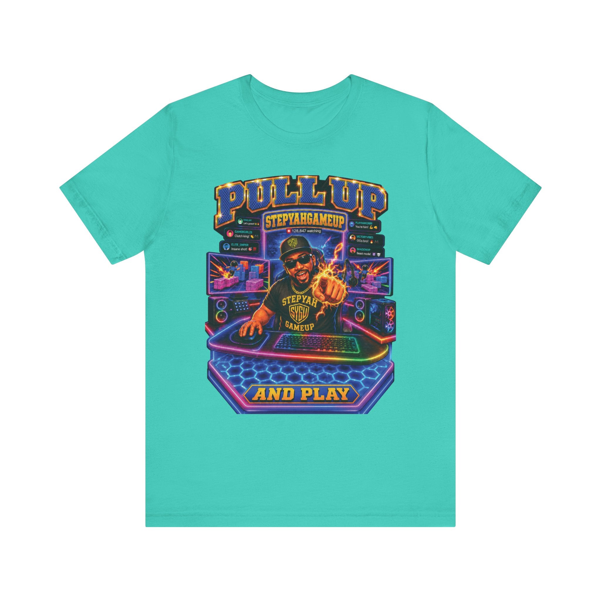 StepYahGameUp — Pull Up and Play | Unisex Tee