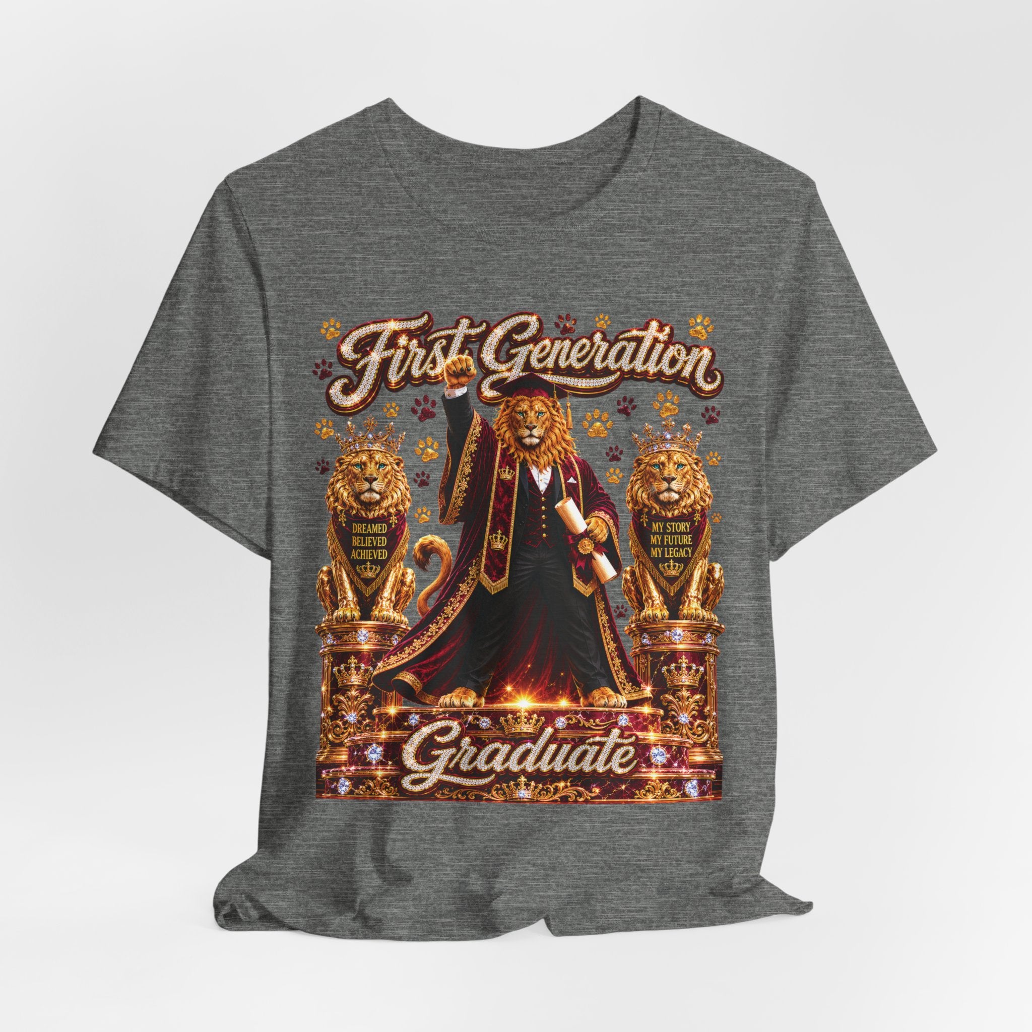 The King Miko Unisex Tee — First Generation Graduate