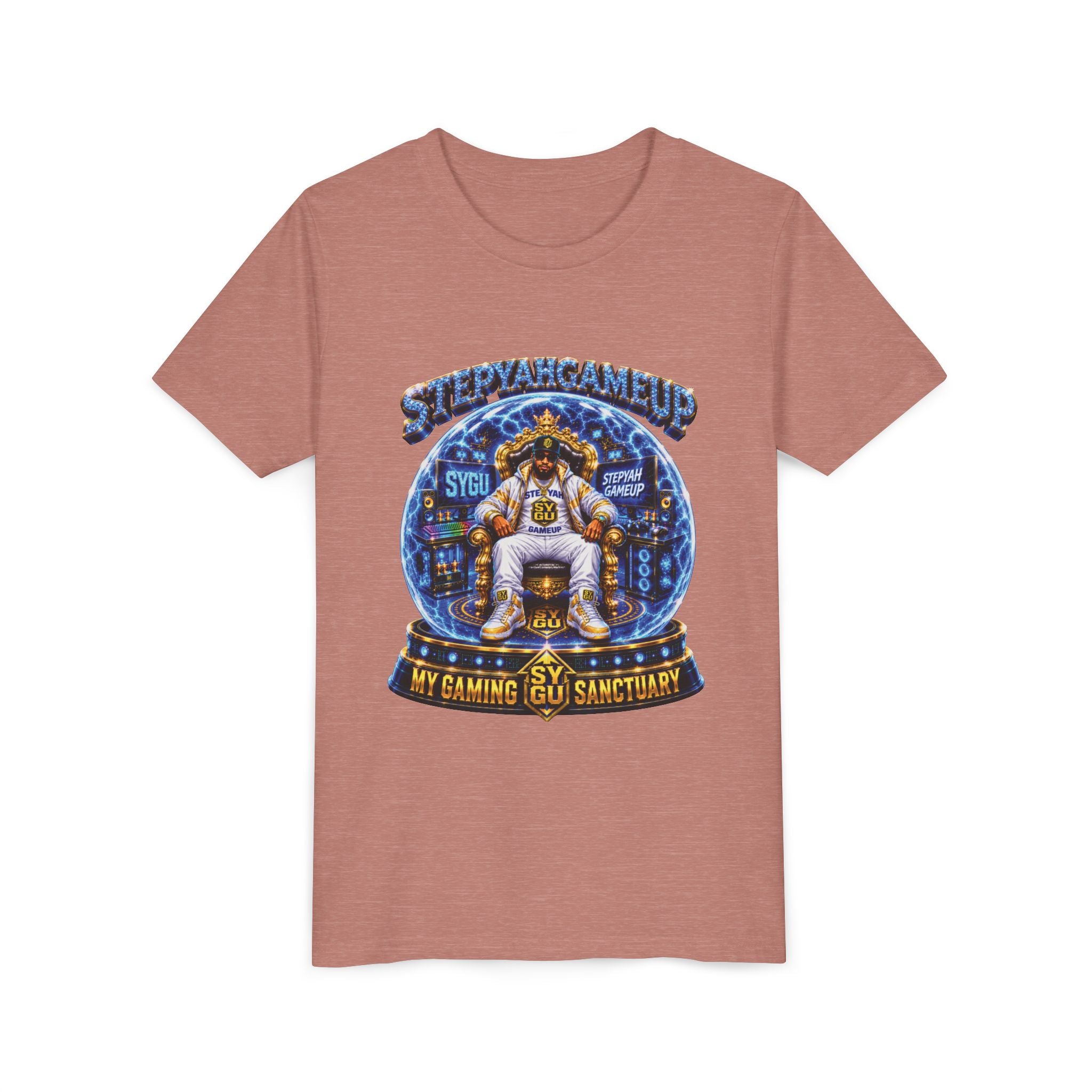 StepYahGameUp — My Gaming Sanctuary | Unisex Youth Tee