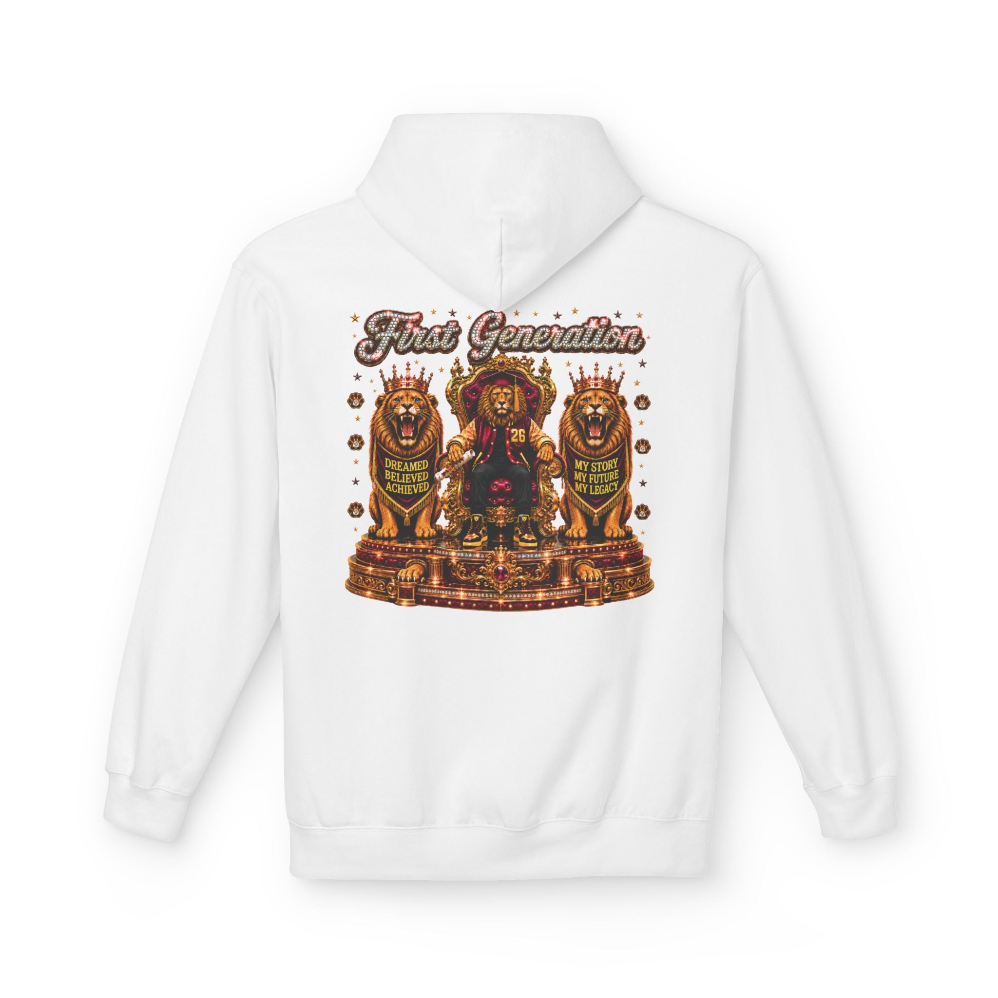 The King Miko Unisex   Hoodie — Class of 2026 | First Generation Graduate