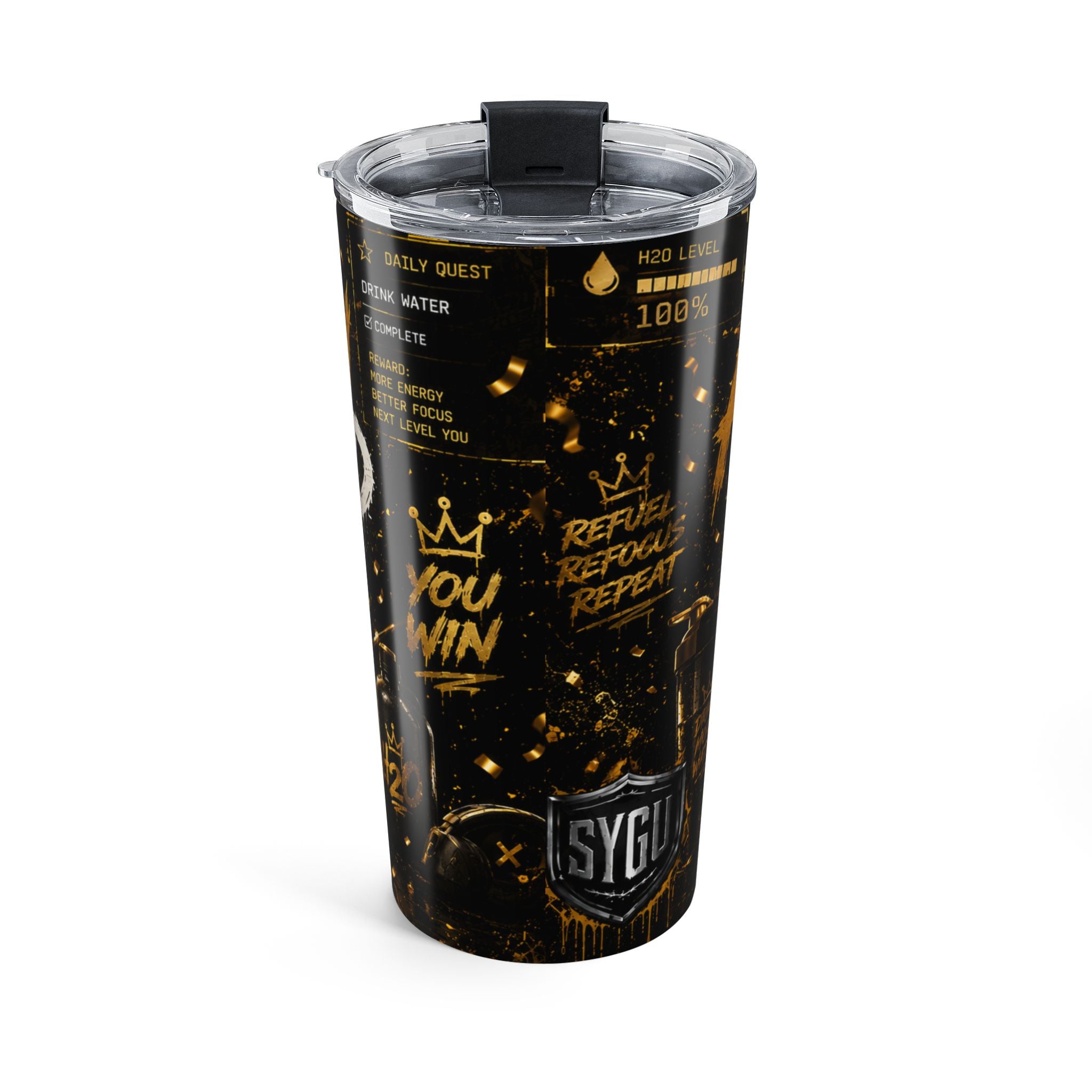 StepYahGameUp — Hydration Unlocked | 20oz Tumbler