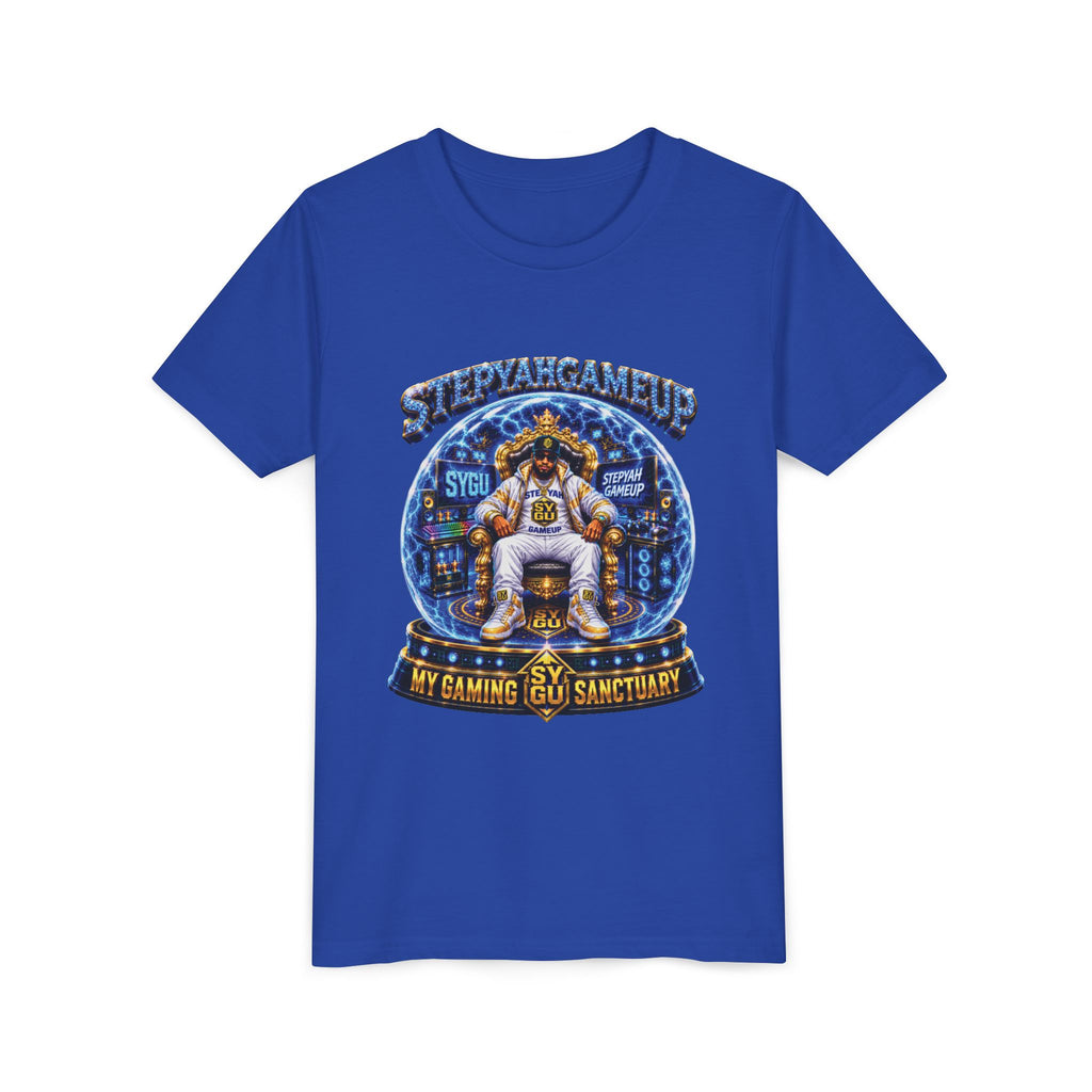 StepYahGameUp — My Gaming Sanctuary | Unisex Youth Tee
