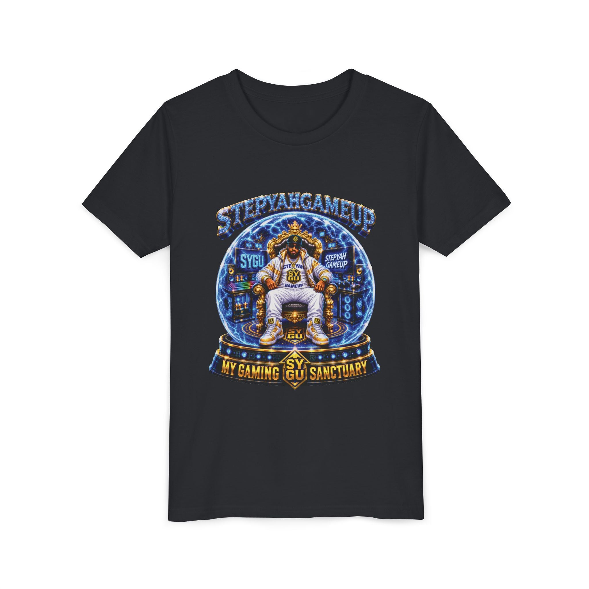 StepYahGameUp — My Gaming Sanctuary | Unisex Youth Tee