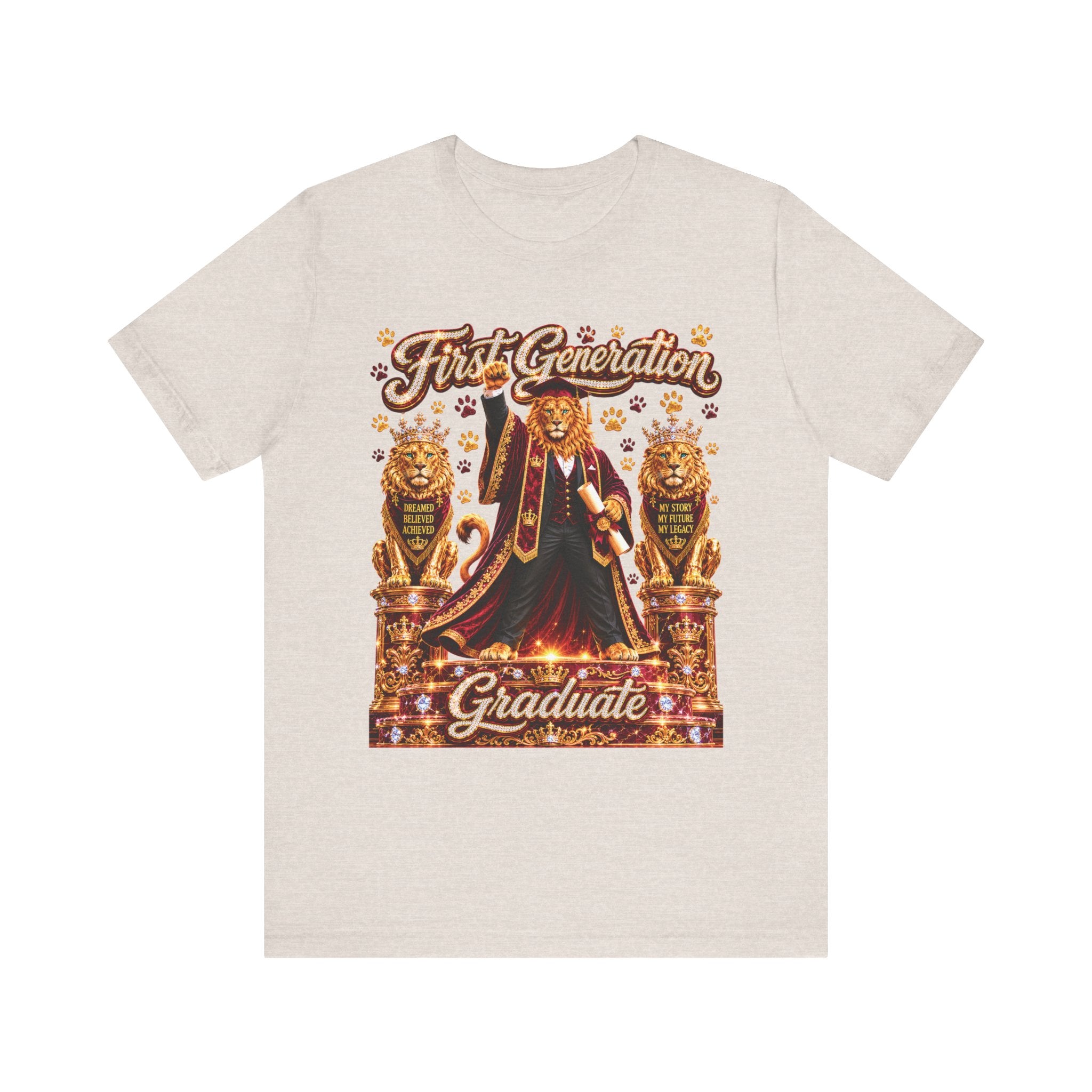 The King Miko Unisex Tee — First Generation Graduate