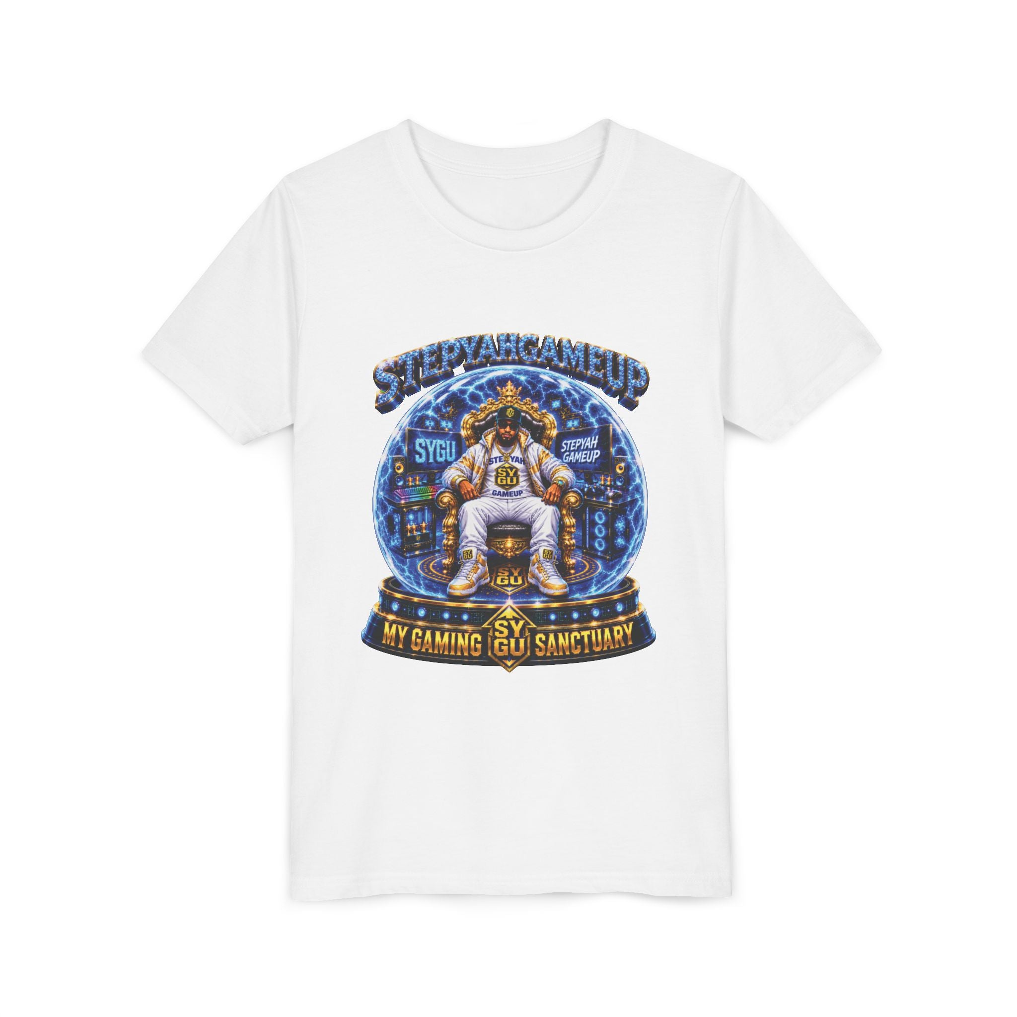 StepYahGameUp — My Gaming Sanctuary | Unisex Youth Tee