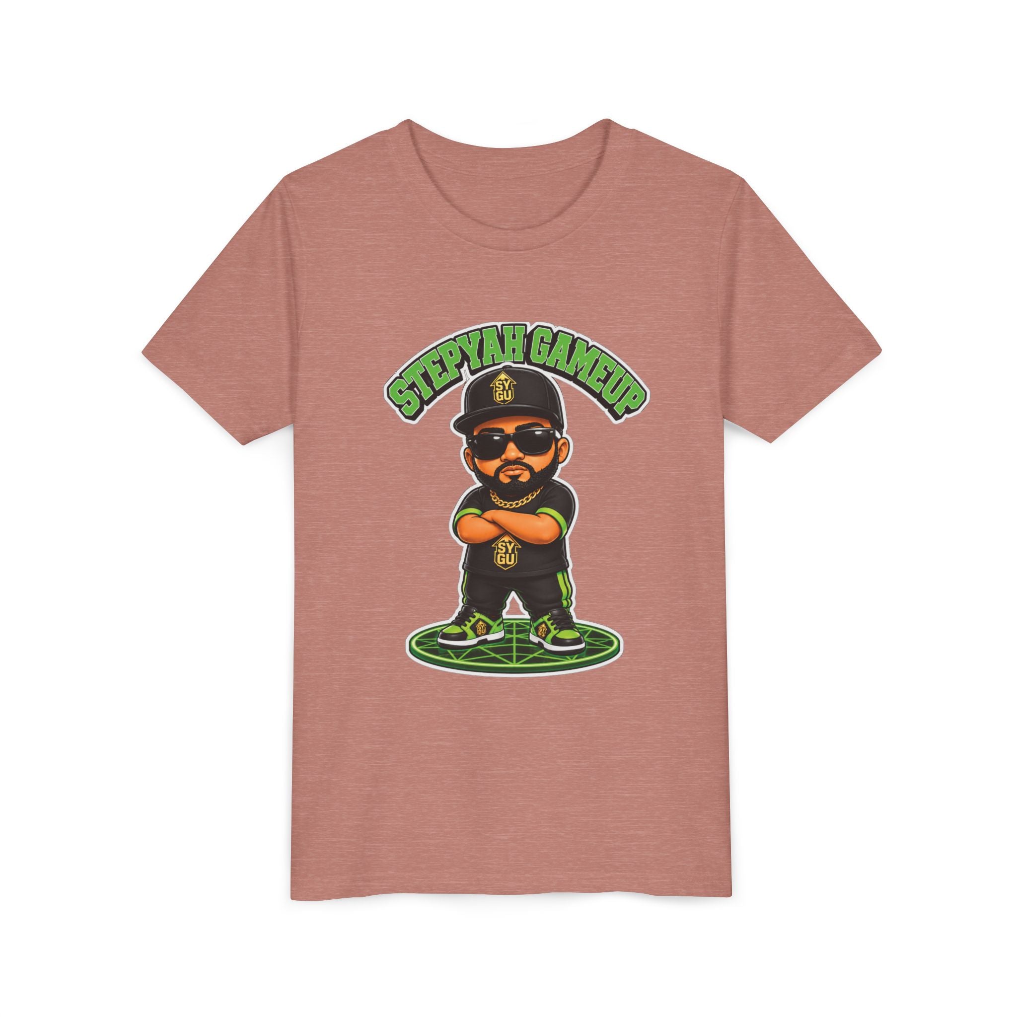 StepYahGameUp — Stumble Step Green Edition | Youth Tee
