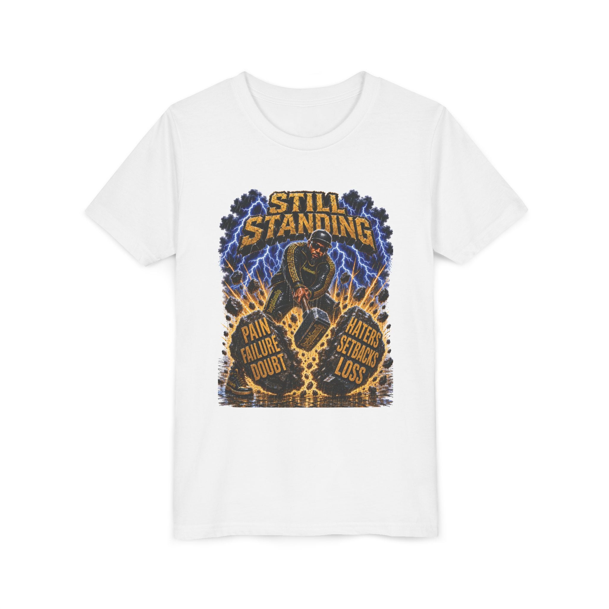 StepYahGameUp — Still Standing | Youth Tee