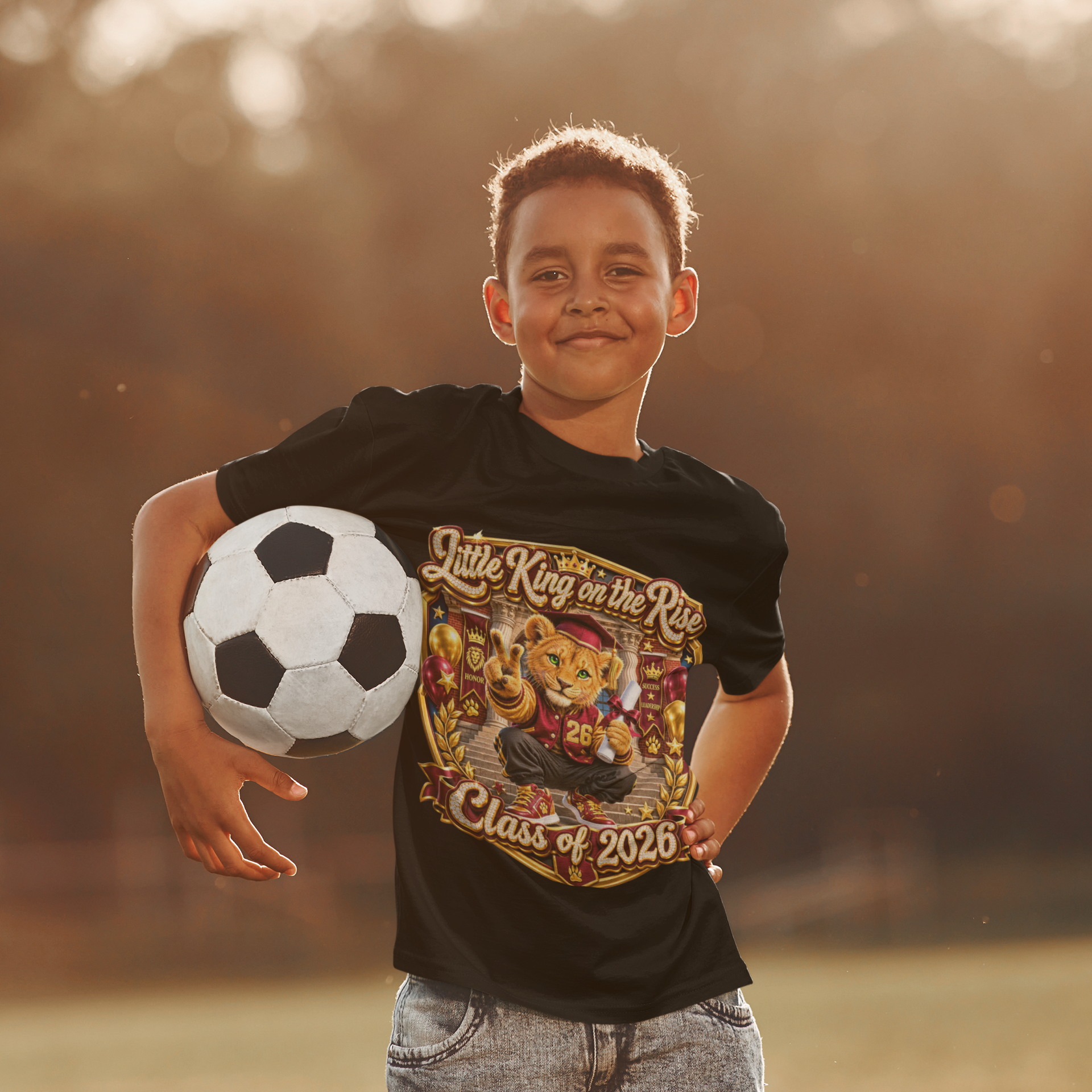 Little King Miko Unisex   Youth Tee — Little King on the Rise