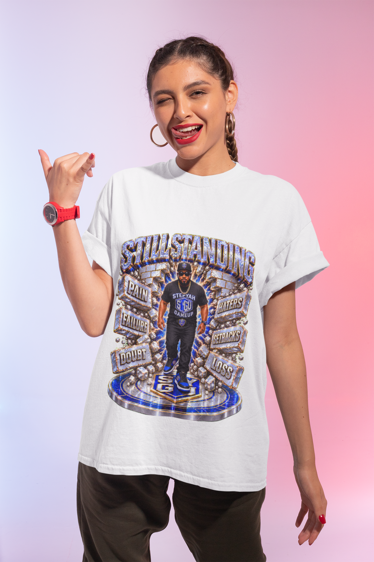 StepYahGameUp — Still Standing | Youth Tee