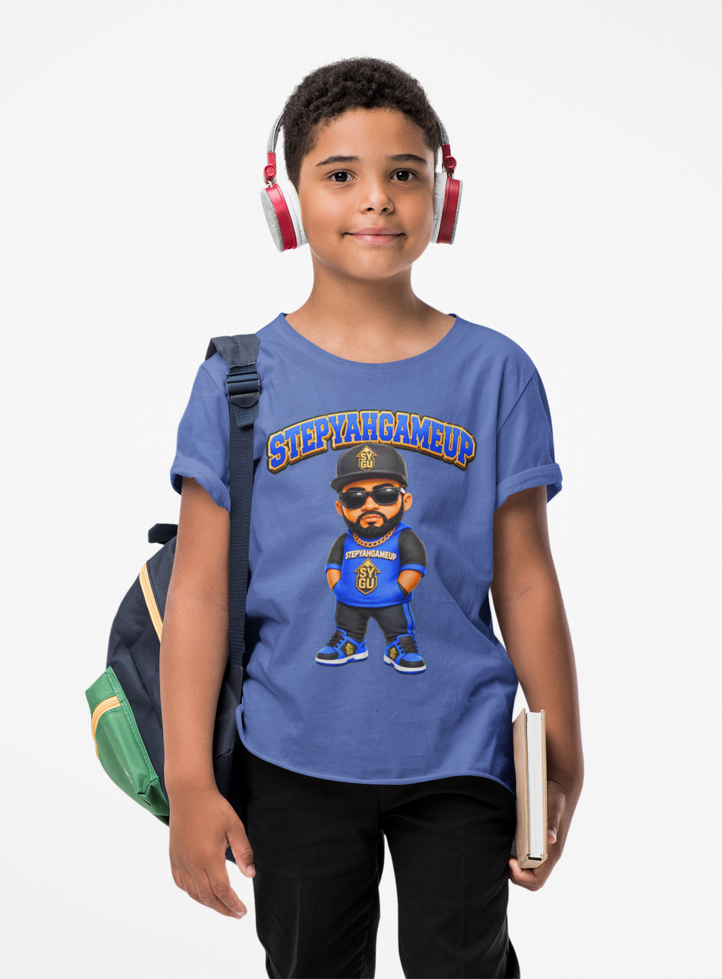 StepYahGameUp — Stumble Step | Hands In Pockets | Youth Tee