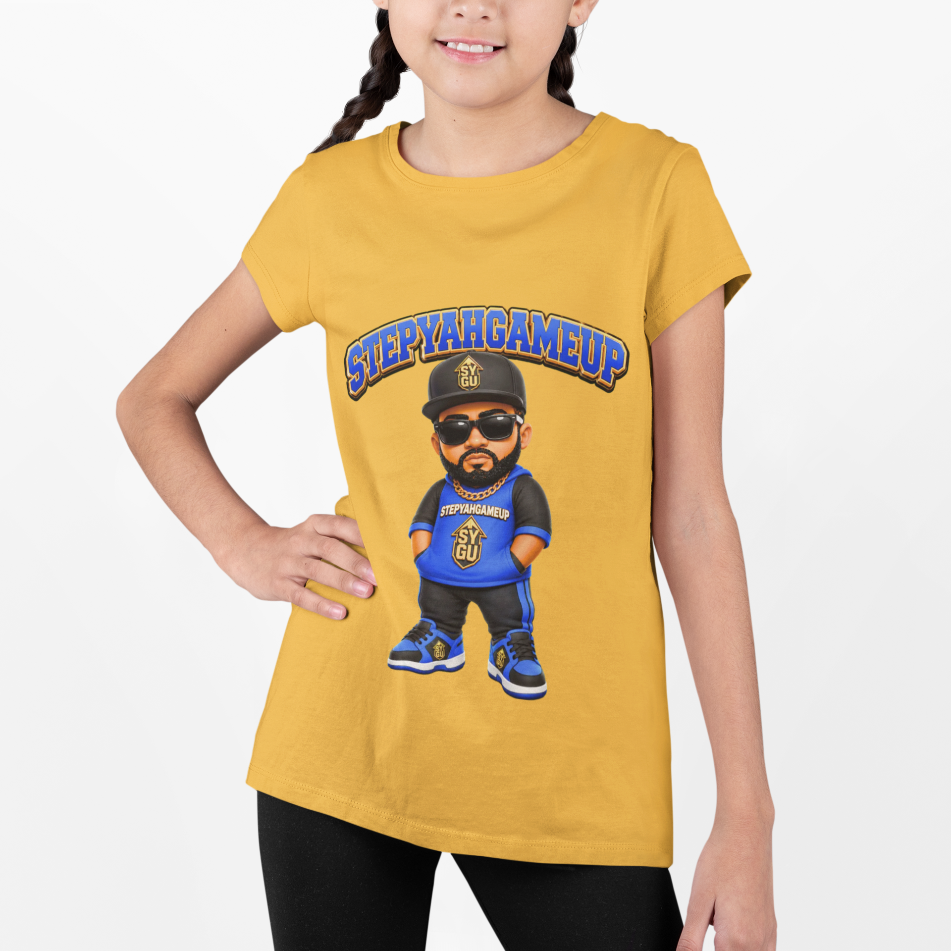 StepYahGameUp — Stumble Step | Hands In Pockets | Youth Tee