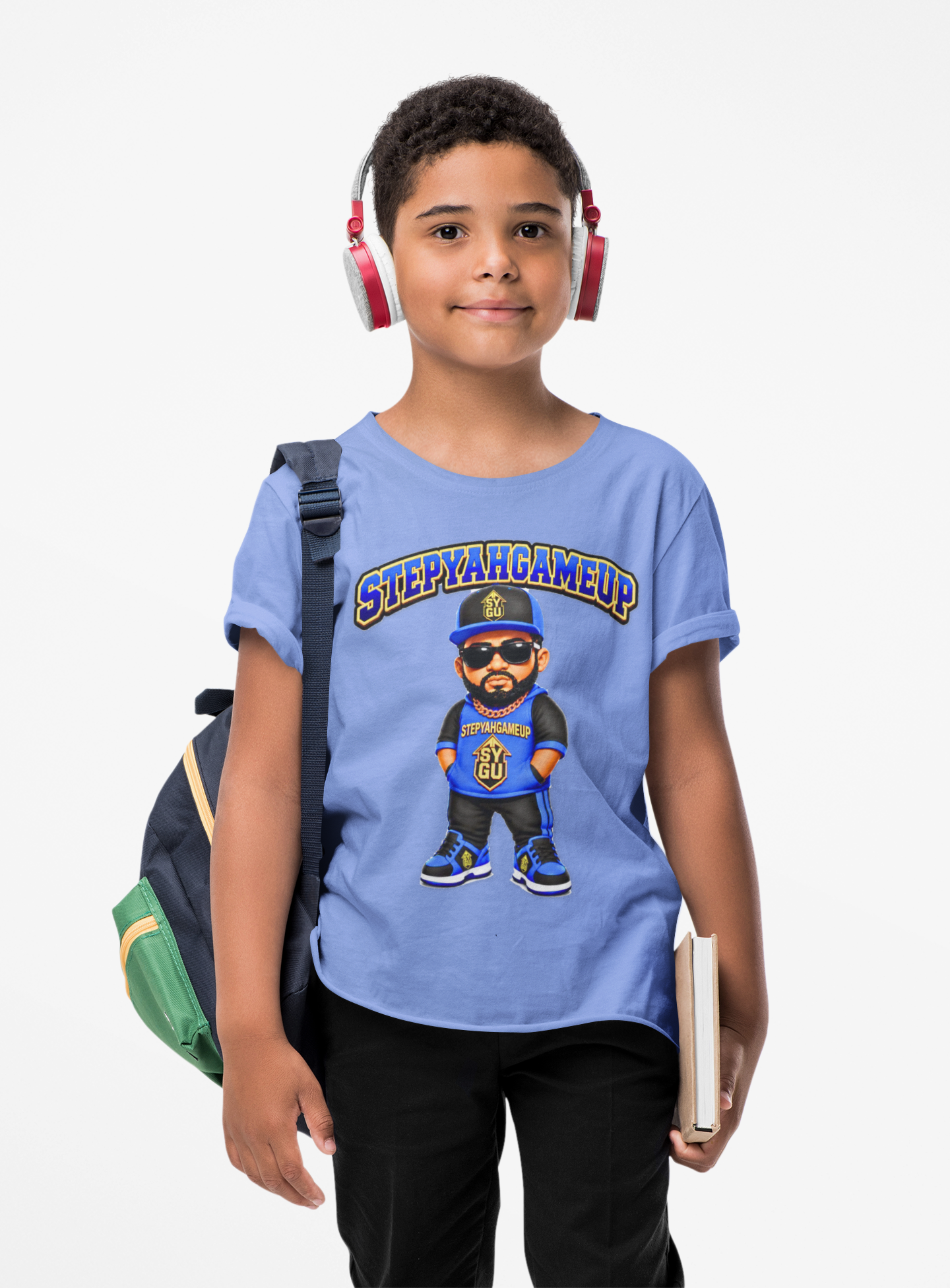 StepYahGameUp — Stumble Step | Hands In Pockets | Unisex Youth Tee