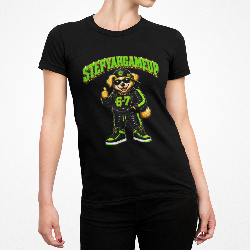 StepYahGameUp — SYGU Dog | 6-7 Green Edition | Unisex Youth Tee