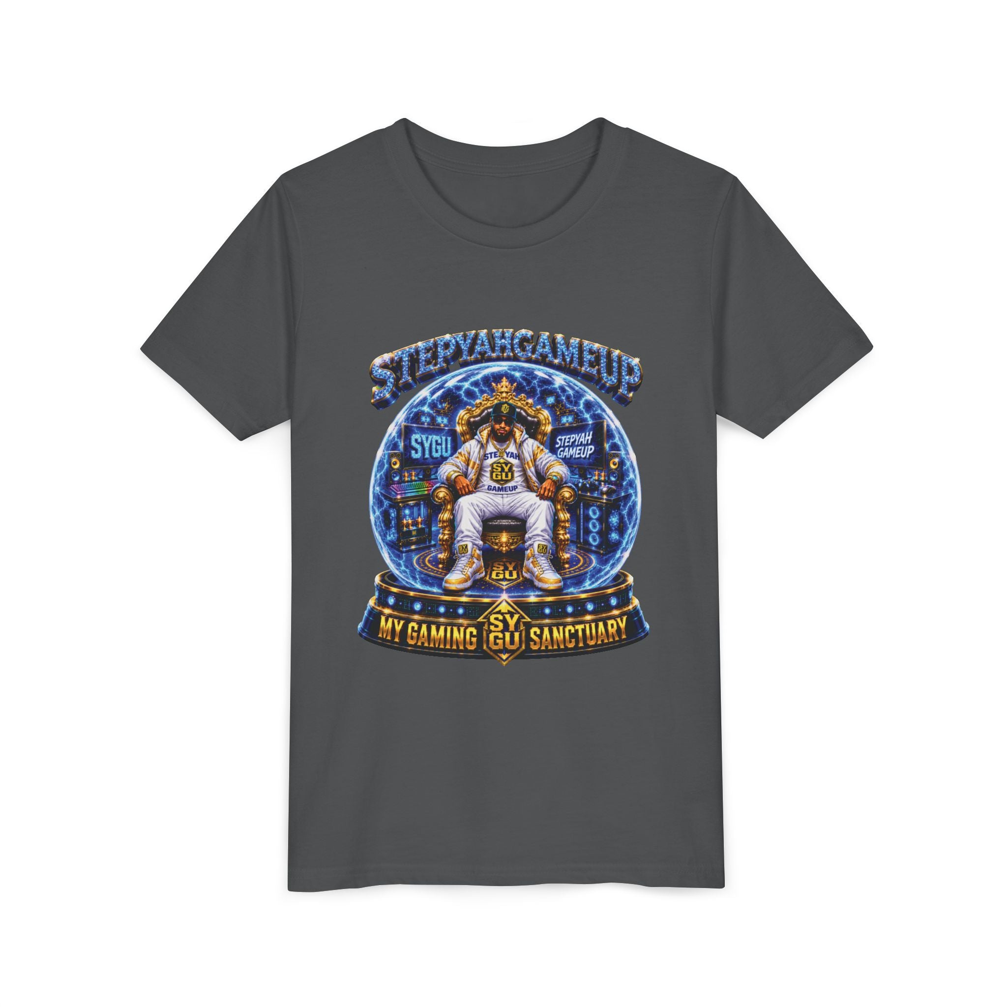 StepYahGameUp — My Gaming Sanctuary | Unisex Youth Tee