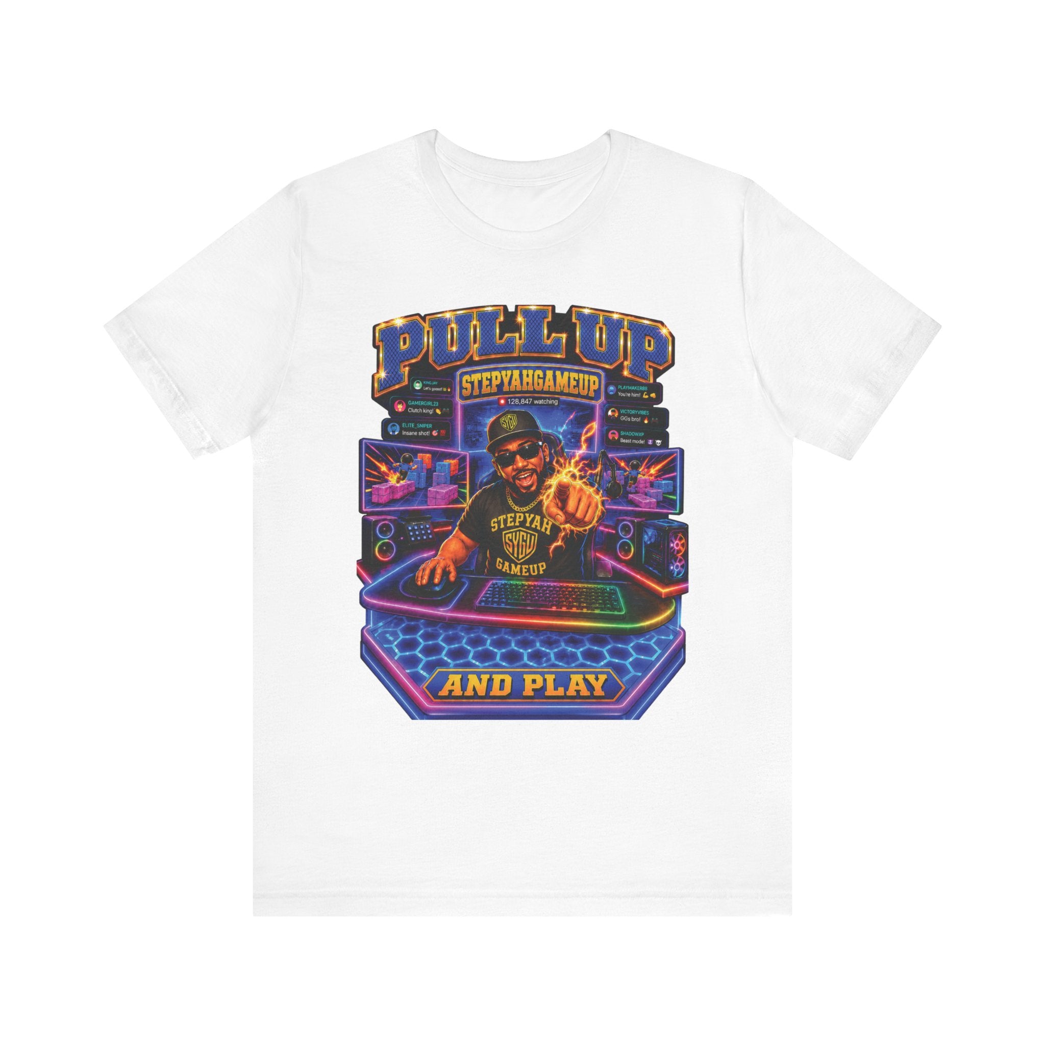 StepYahGameUp — Pull Up and Play | Unisex Tee