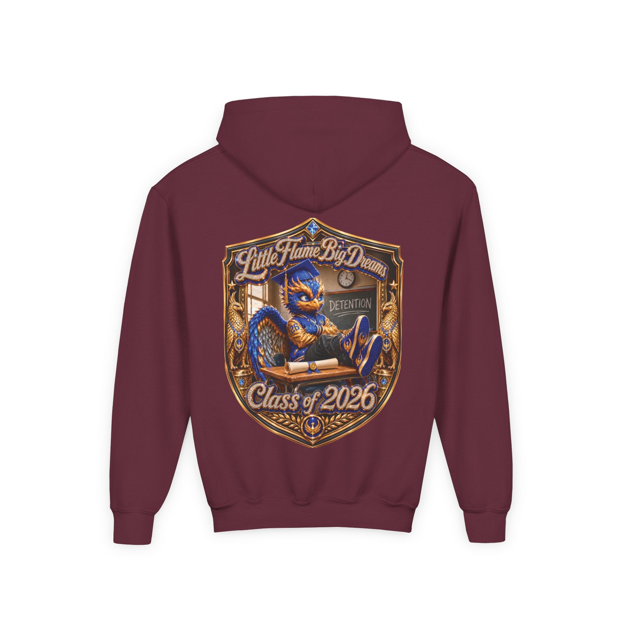 Little Blaze Youth Hoodie — Little Flame Big Dreams
