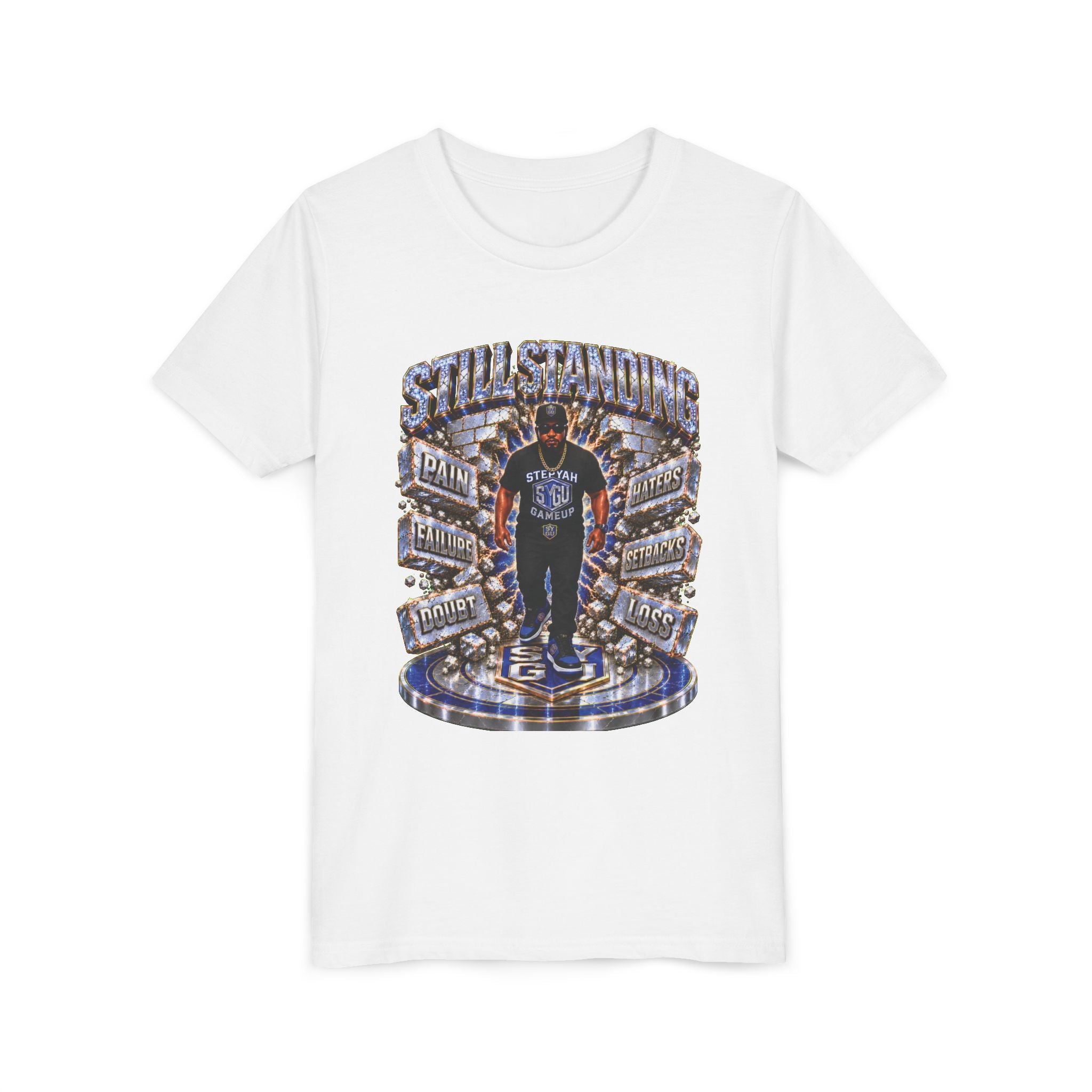 StepYahGameUp — Still Standing | Youth Tee