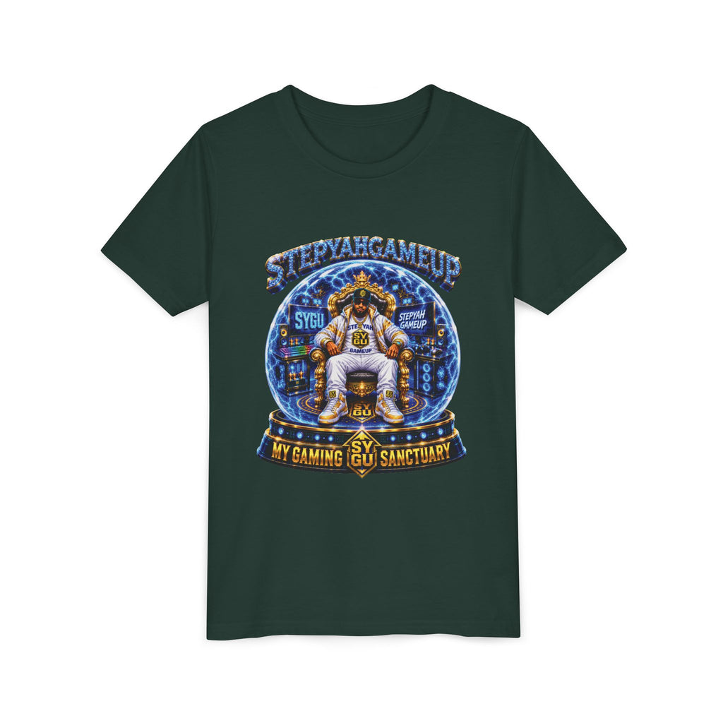 StepYahGameUp — My Gaming Sanctuary | Unisex Youth Tee