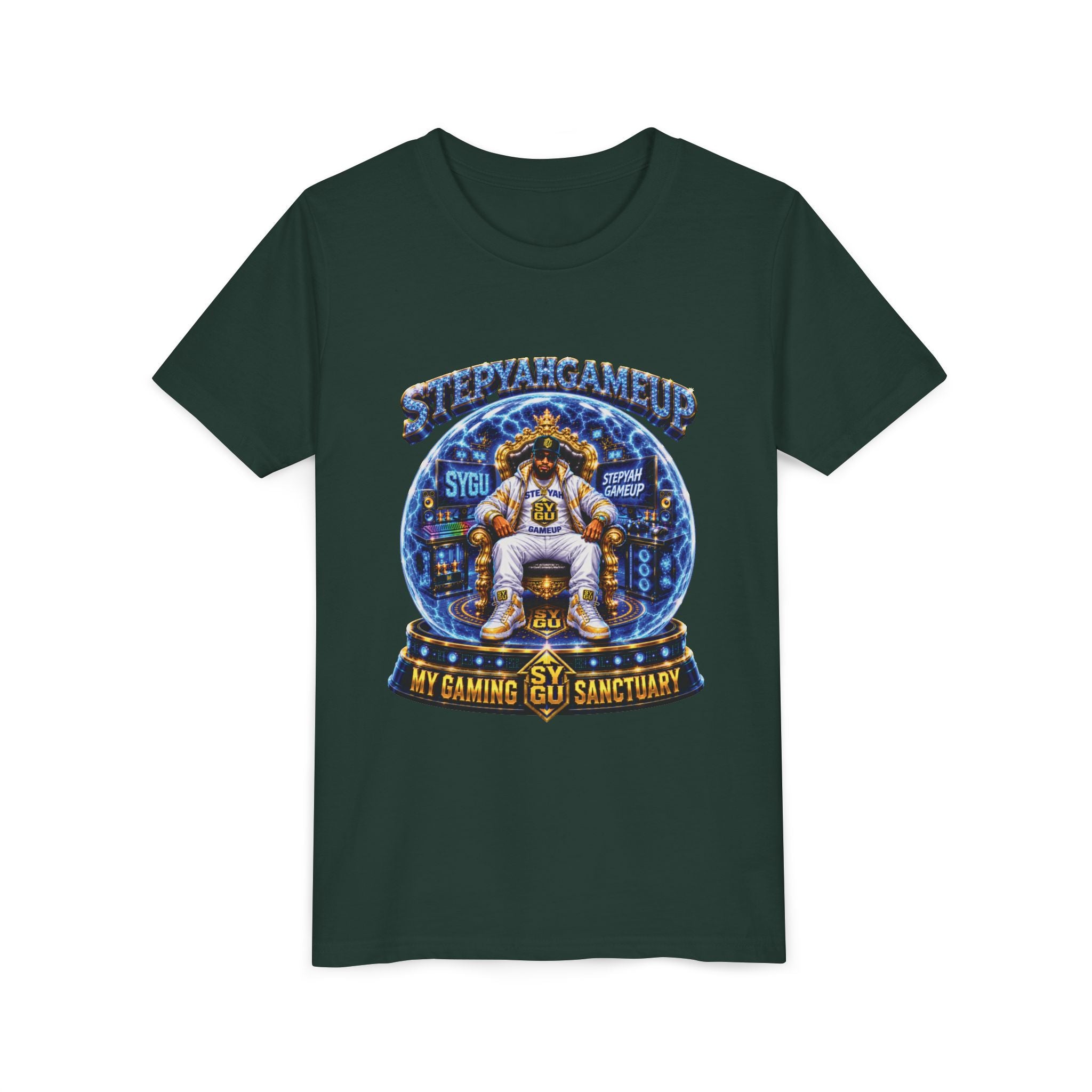 StepYahGameUp — My Gaming Sanctuary | Unisex Youth Tee