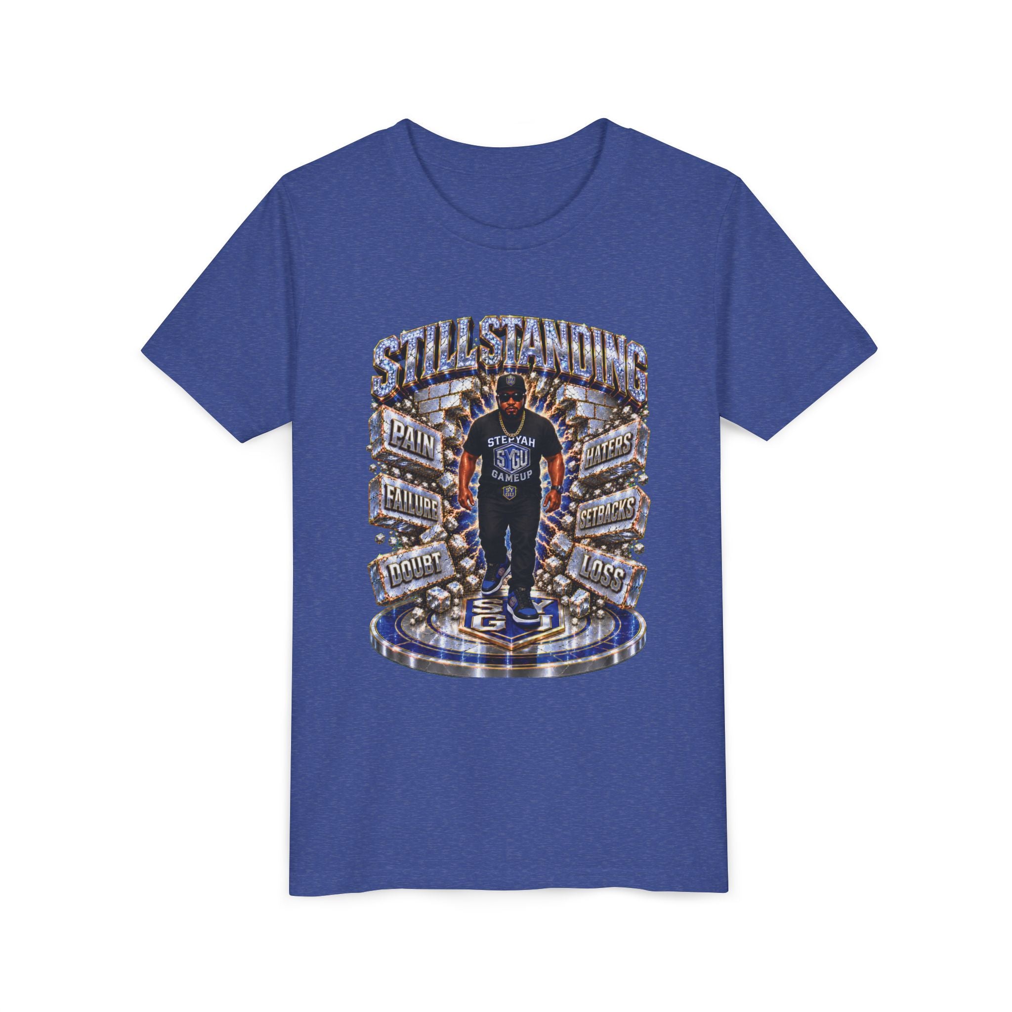 StepYahGameUp — Still Standing | Youth Tee