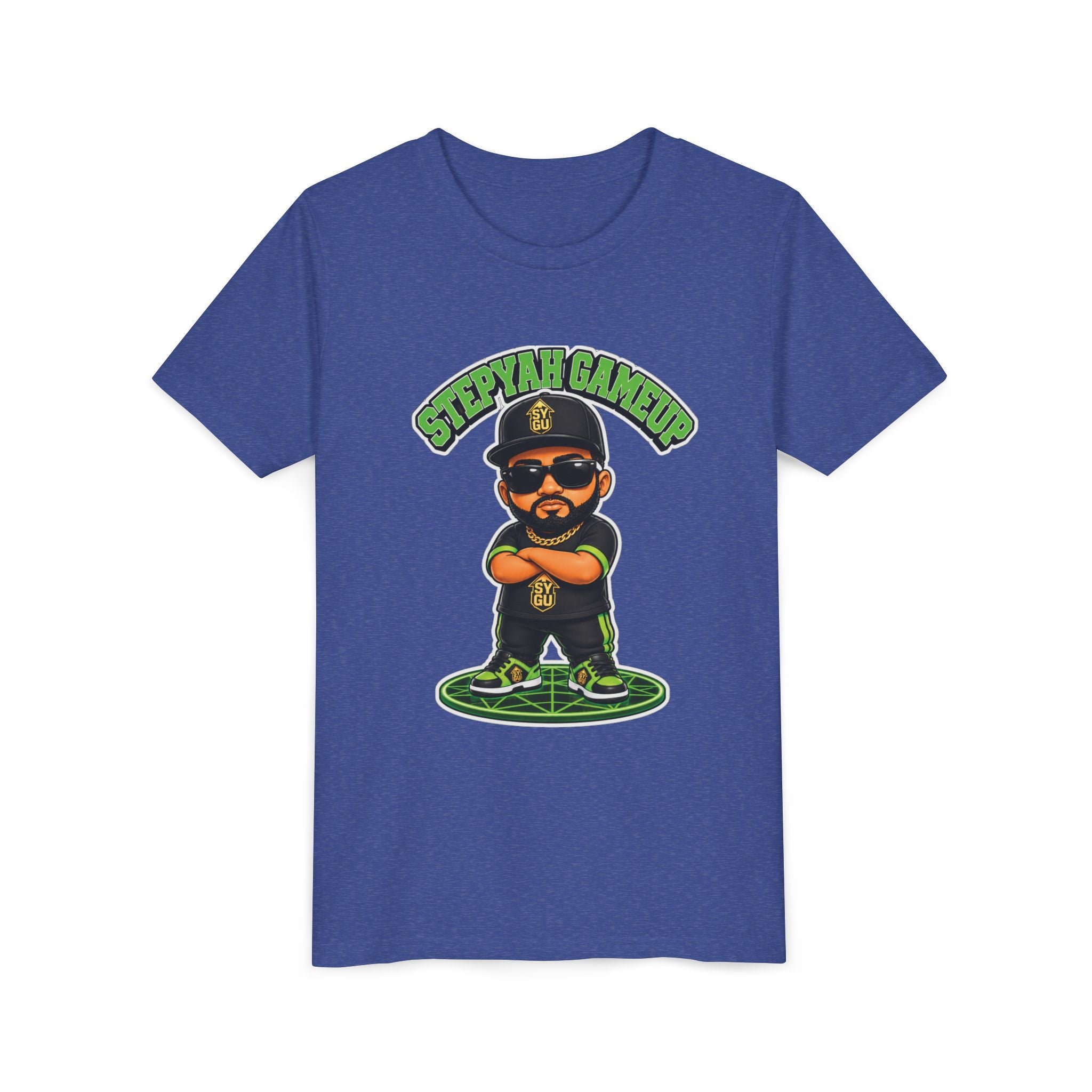 StepYahGameUp — Stumble Step Green Edition | Youth Tee