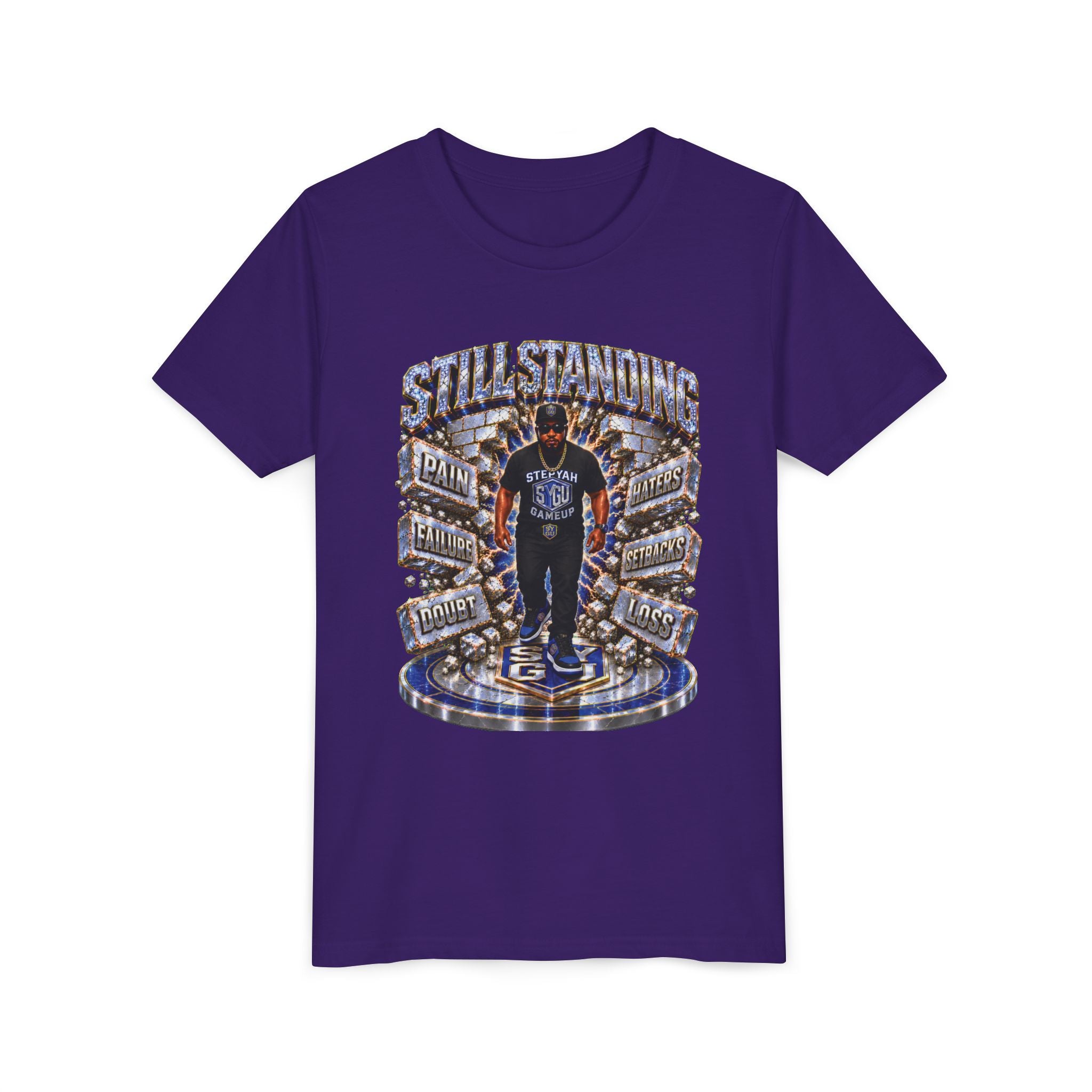 StepYahGameUp — Still Standing | Youth Tee
