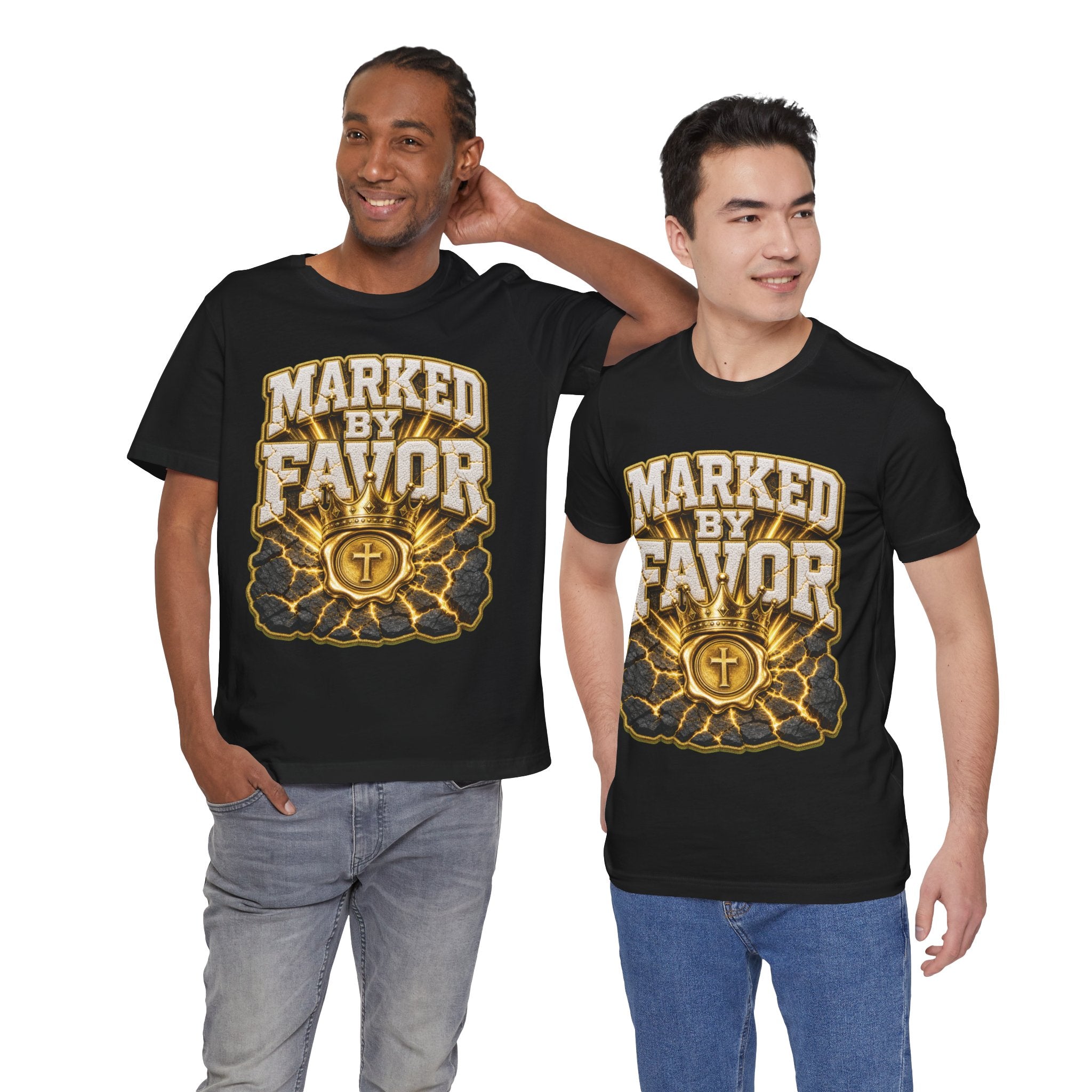 Walk By Faith ✝️ — Marked By Favor | Unisex Tee