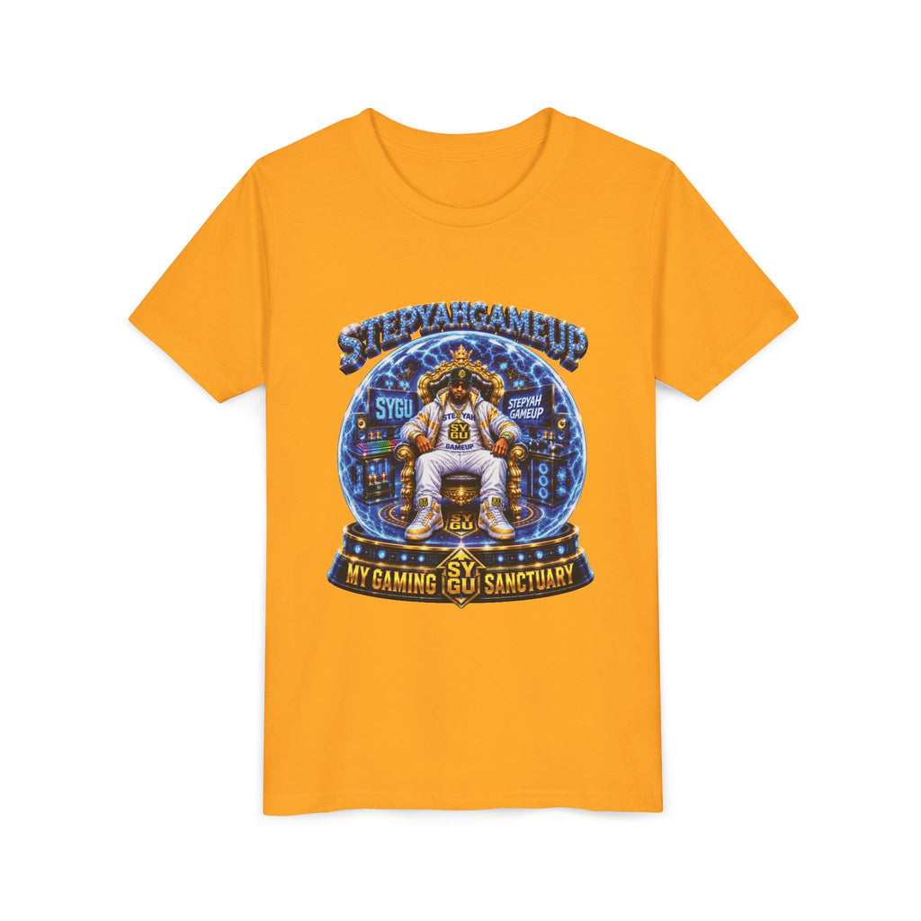 StepYahGameUp — My Gaming Sanctuary | Unisex Youth Tee