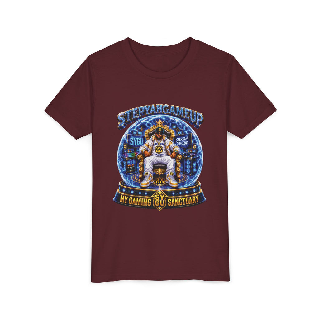 StepYahGameUp — My Gaming Sanctuary | Unisex Youth Tee