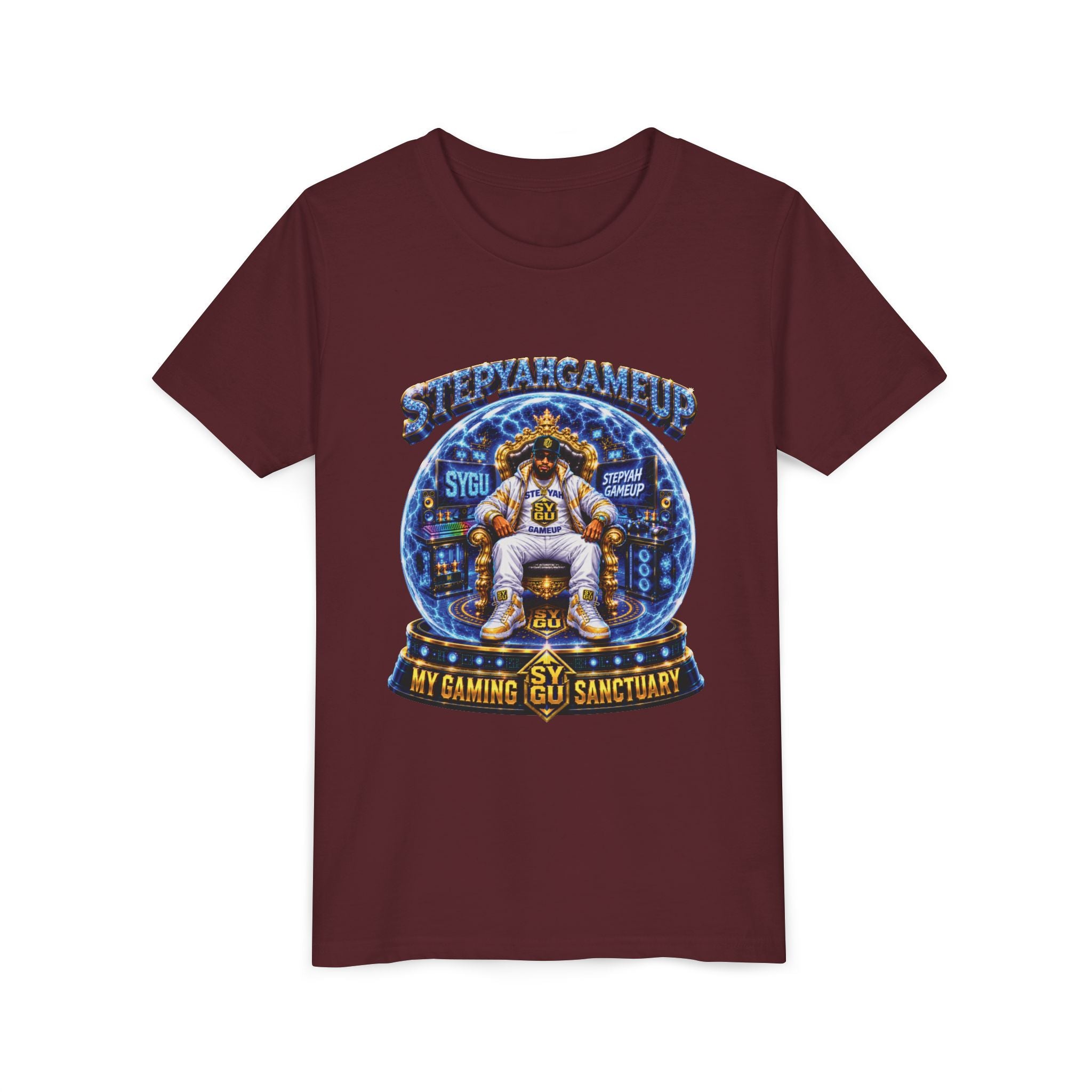StepYahGameUp — My Gaming Sanctuary | Unisex Youth Tee