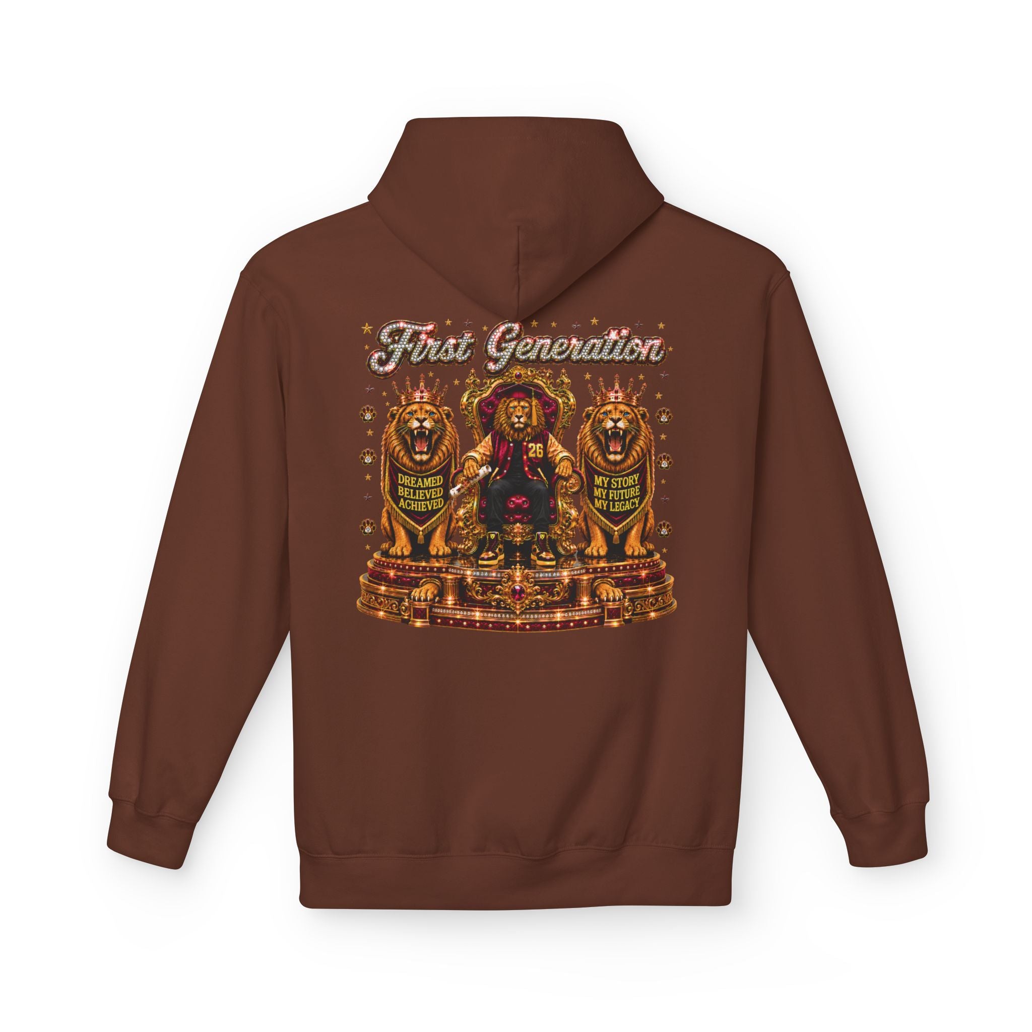 The King Miko Unisex   Hoodie — Class of 2026 | First Generation Graduate