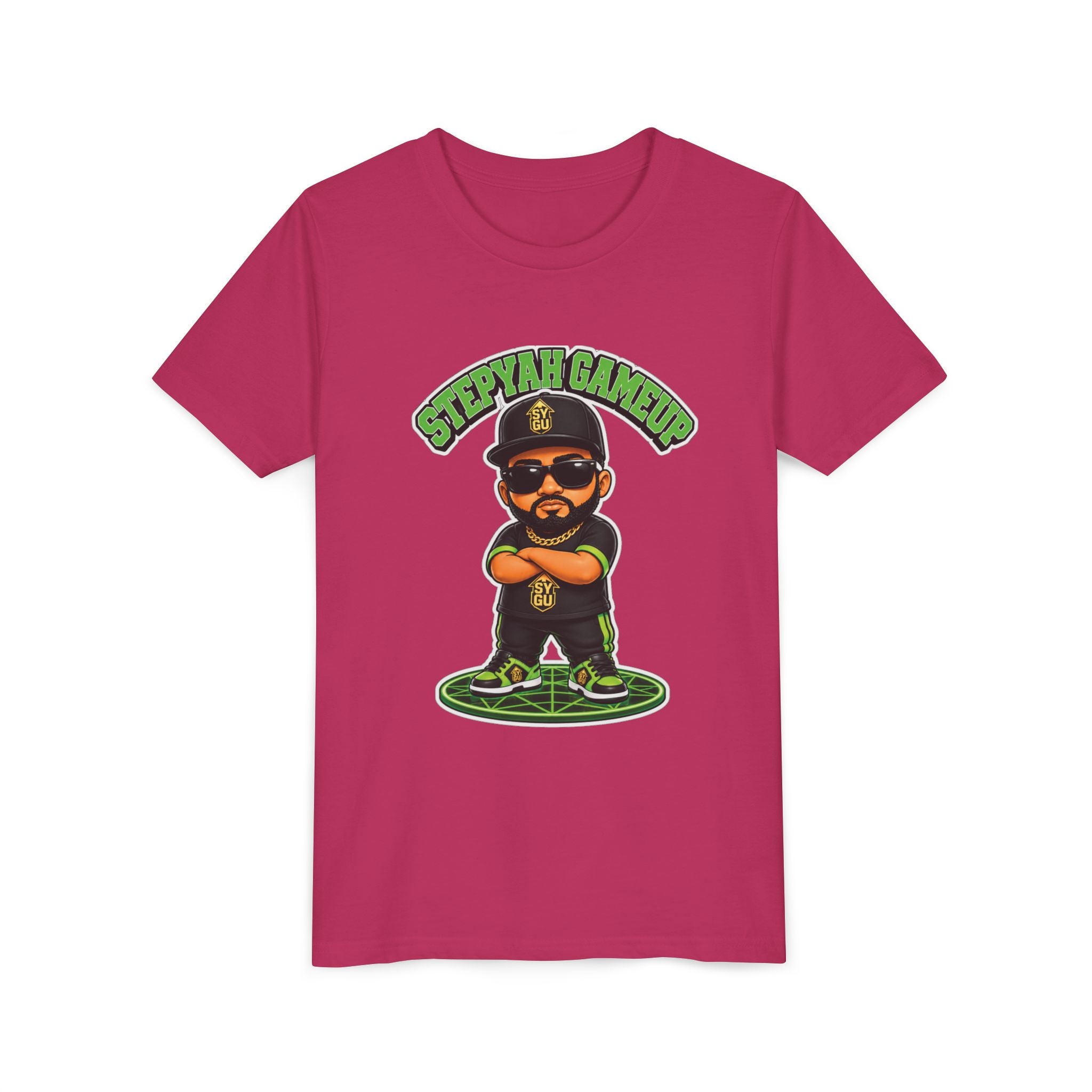 StepYahGameUp — Stumble Step Green Edition | Youth Tee