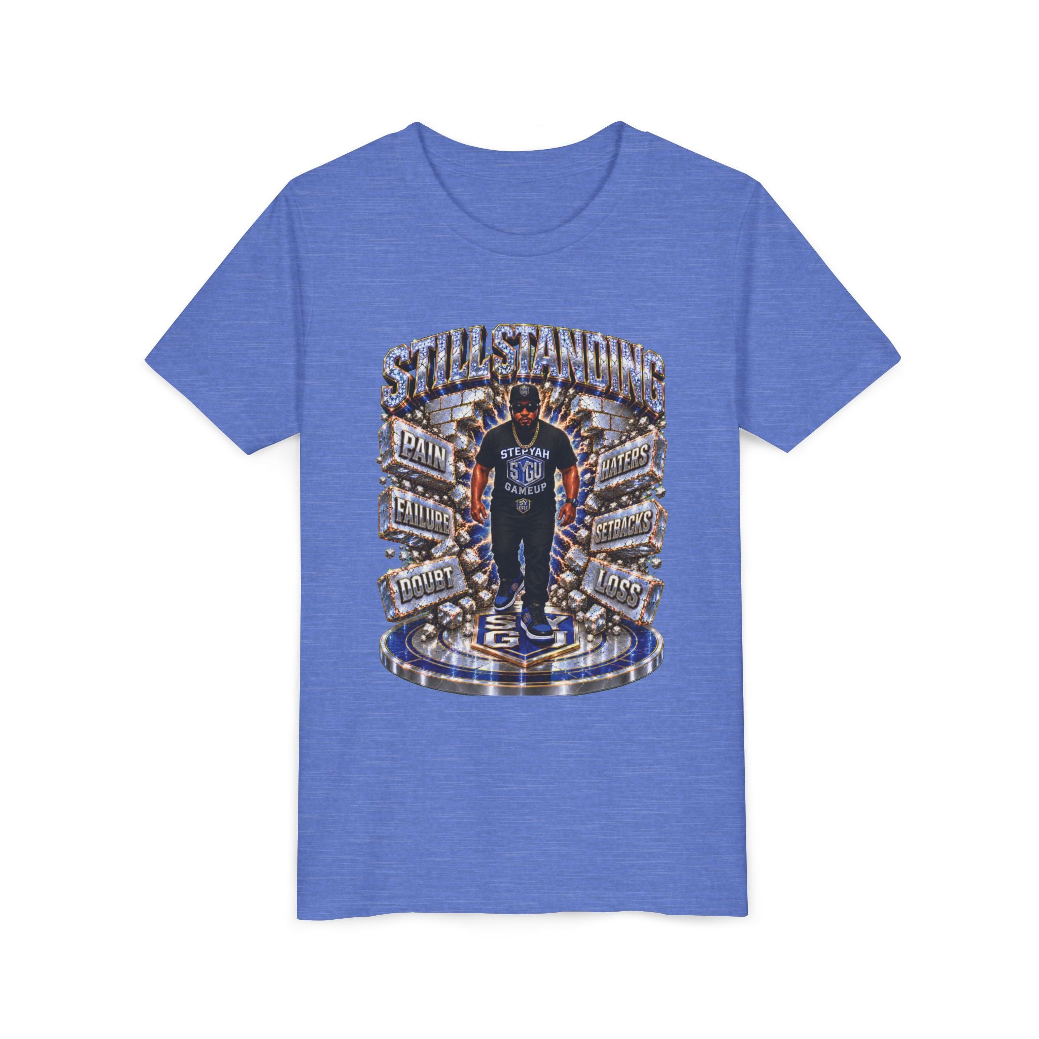 StepYahGameUp — Still Standing | Youth Tee