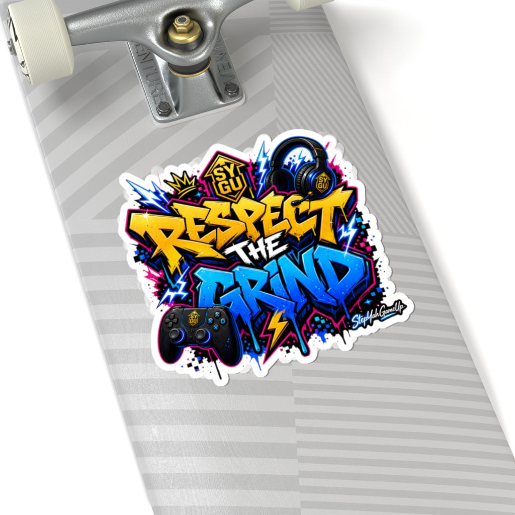 💪 Respect The Grind | Kiss-Cut Sticker