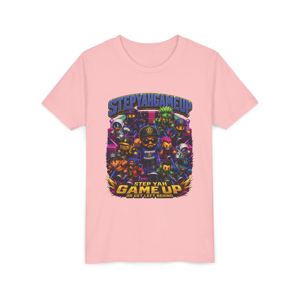 StepYahGameUp — Step Yah Game Up Or Get Left Behind | Unisex Youth Tee