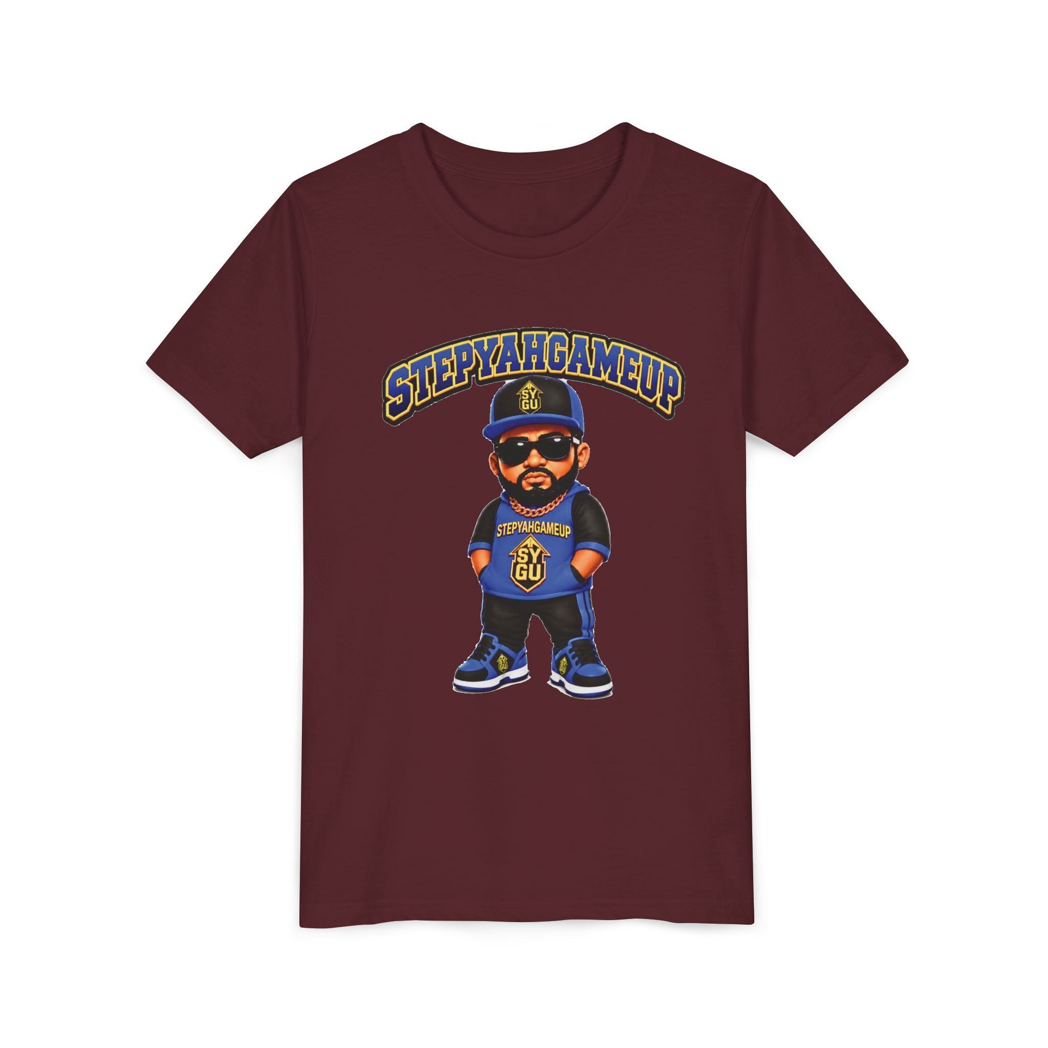 StepYahGameUp — Stumble Step | Hands In Pockets | Unisex Youth Tee
