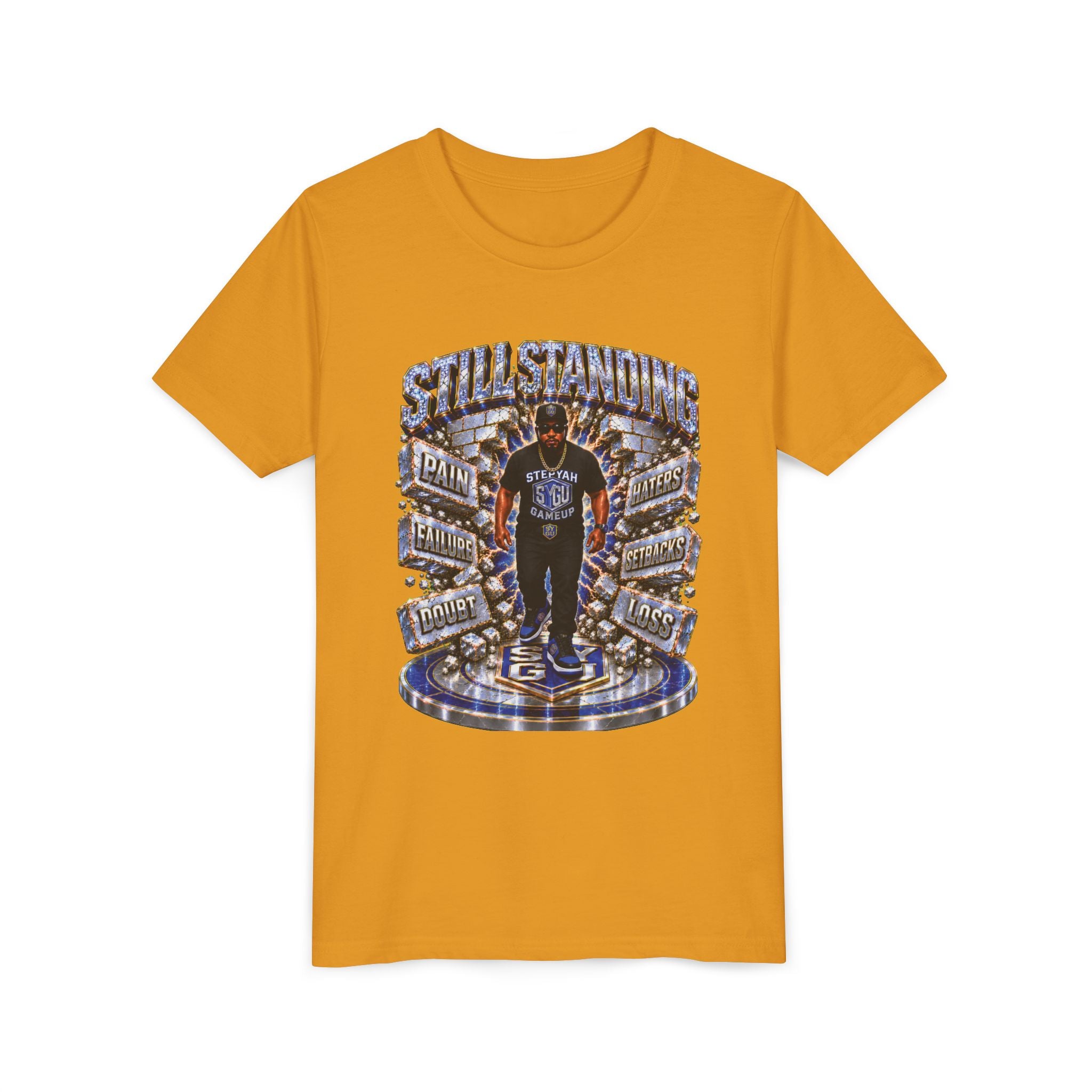StepYahGameUp — Still Standing | Youth Tee