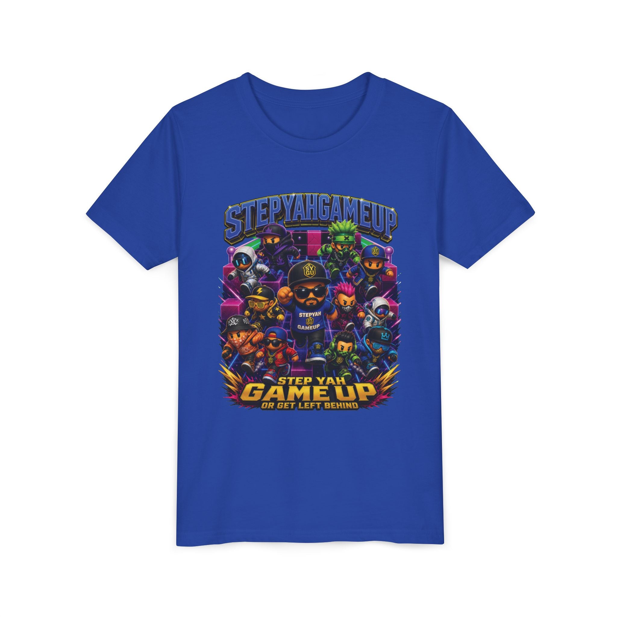 StepYahGameUp — Step Yah Game Up Or Get Left Behind | Unisex Youth Tee