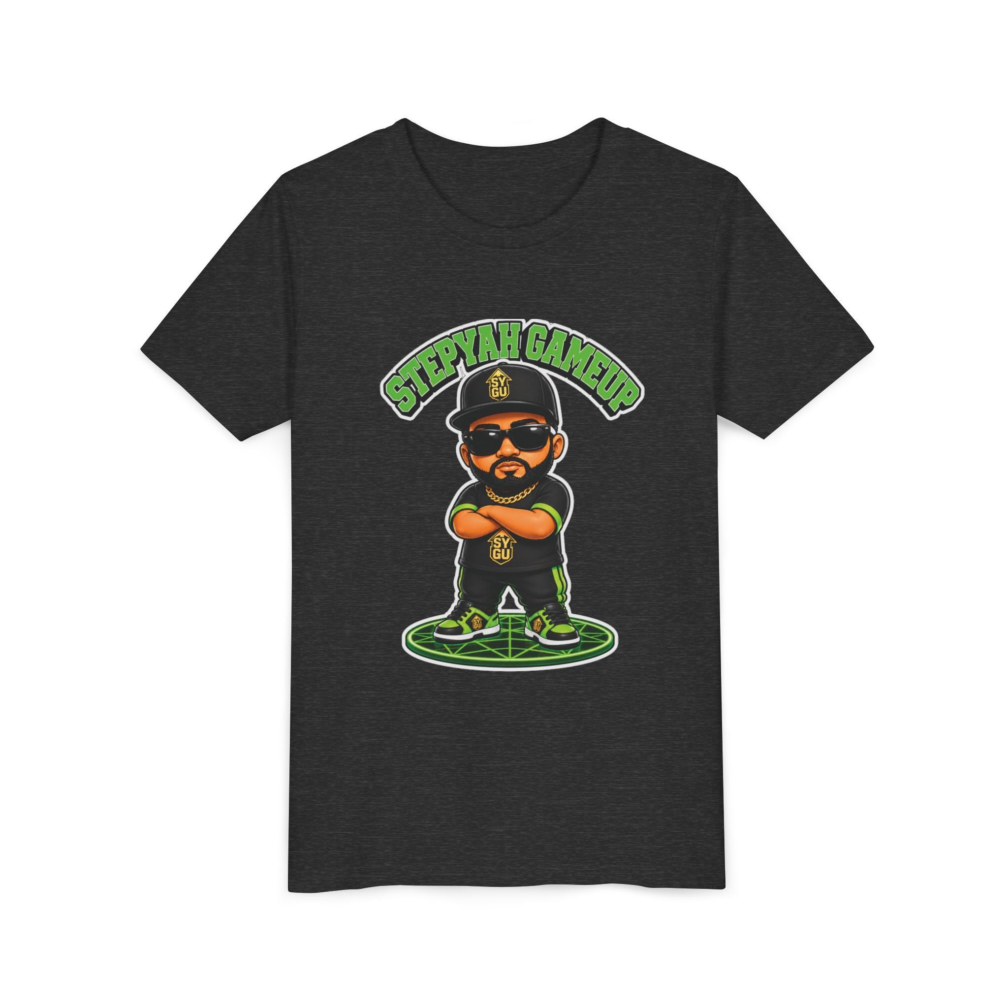 StepYahGameUp — Stumble Step Green Edition | Youth Tee