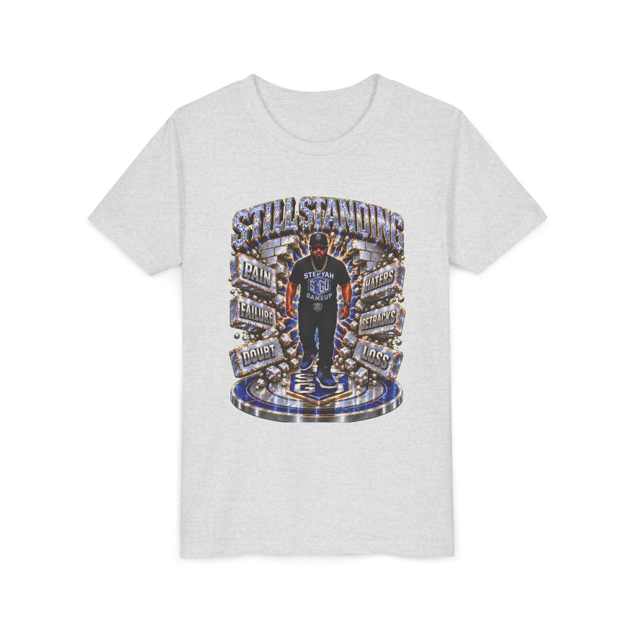 StepYahGameUp — Still Standing | Youth Tee