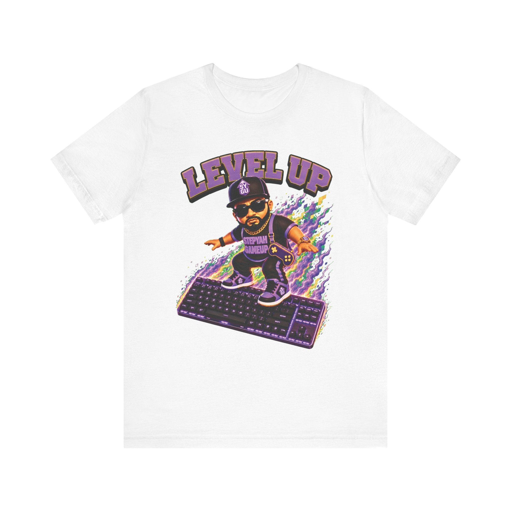 StepYahGameUp — Level Up | Keyboard Rider | Unisex Tee