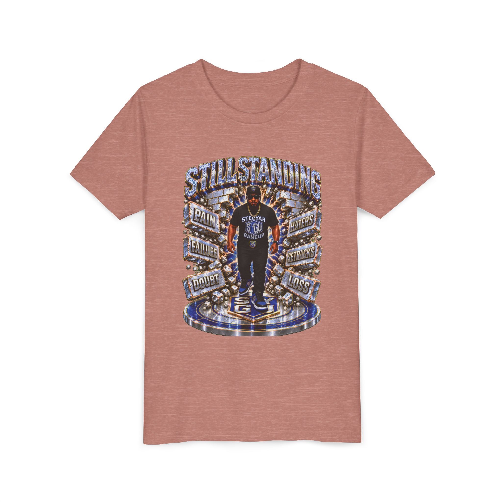 StepYahGameUp — Still Standing | Youth Tee