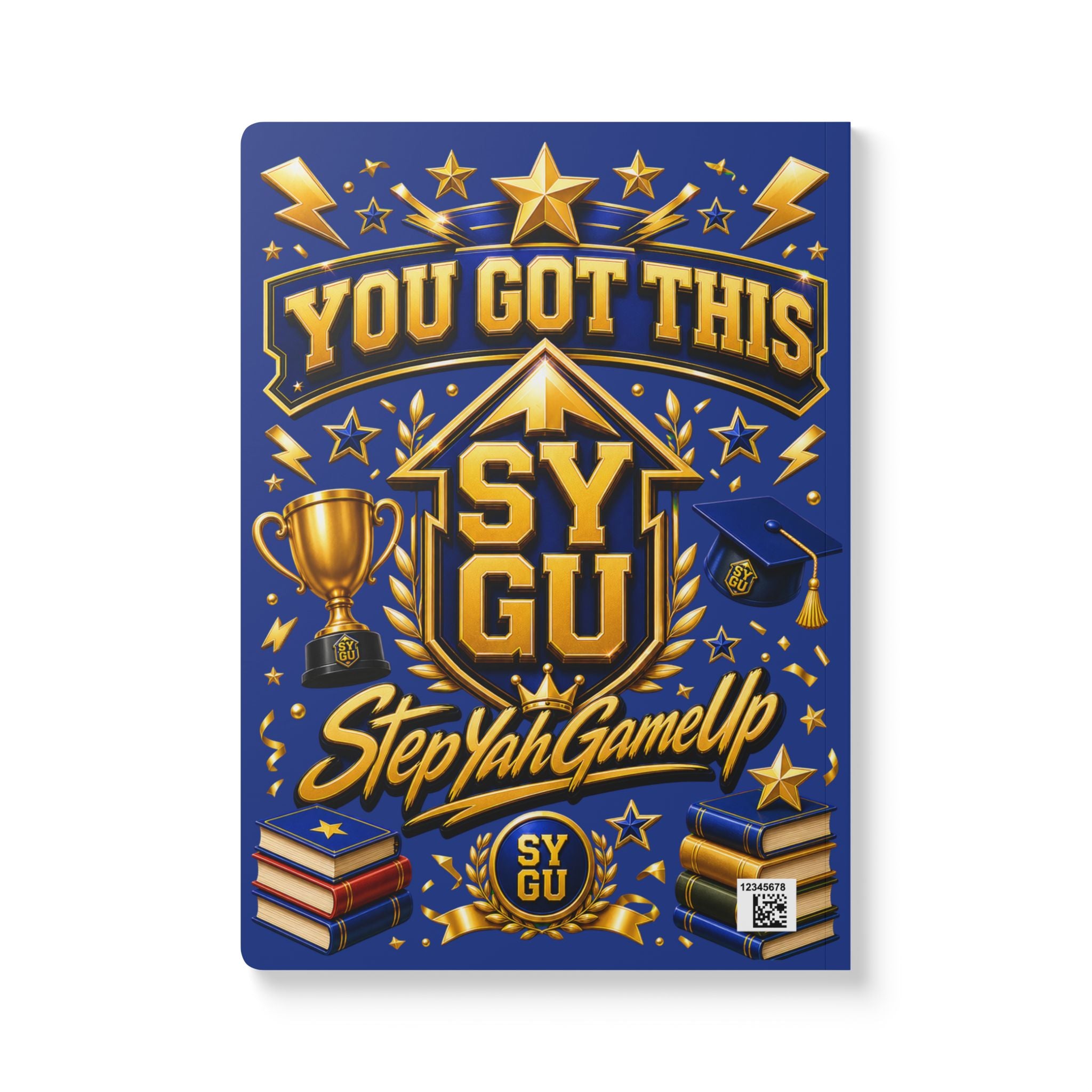 StepYahGameUp — You Got This | Softcover Story Journal